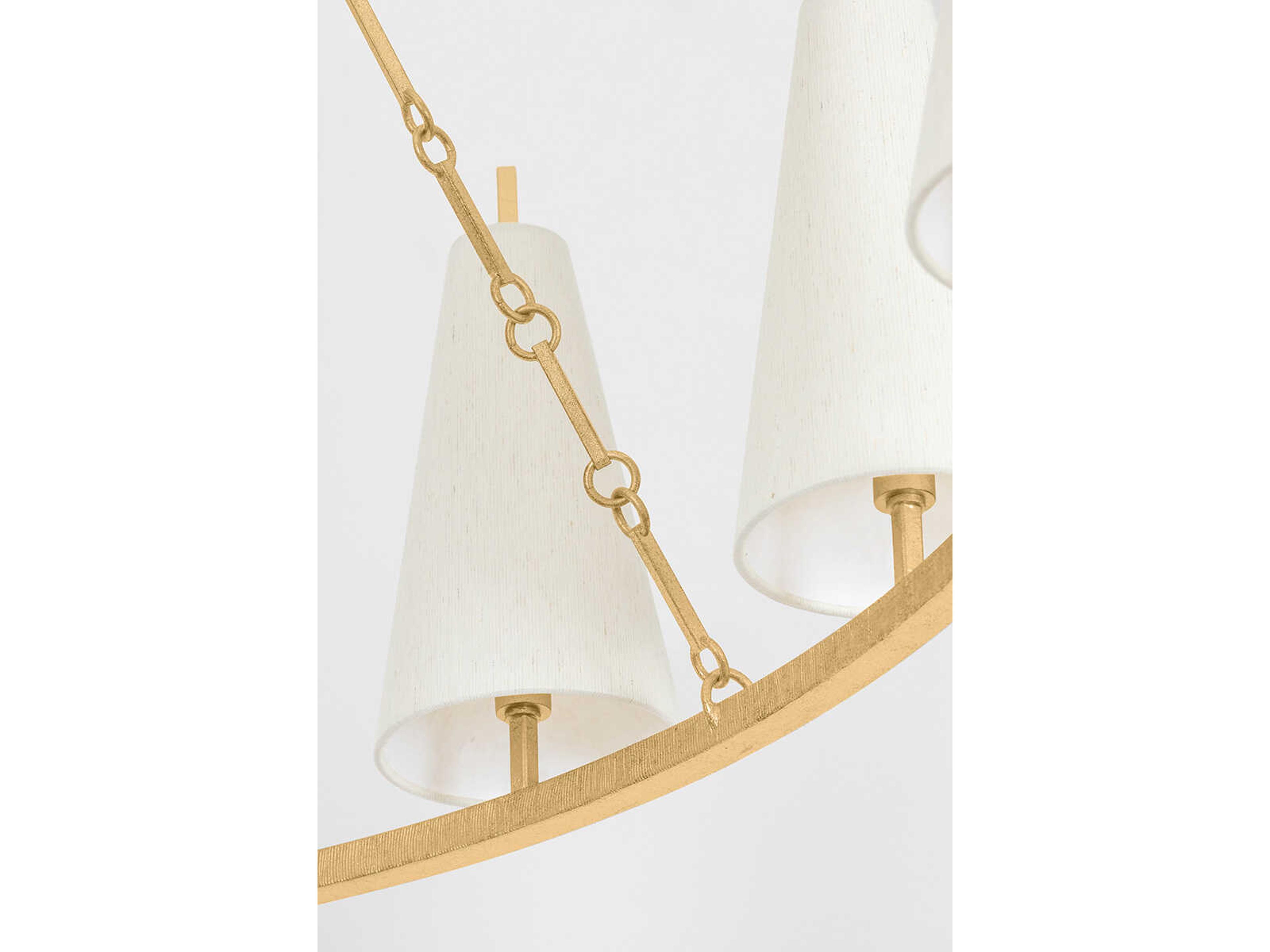 Corbett Lighting Tirana 15-Light Vintage Gold Leaf Chandelier