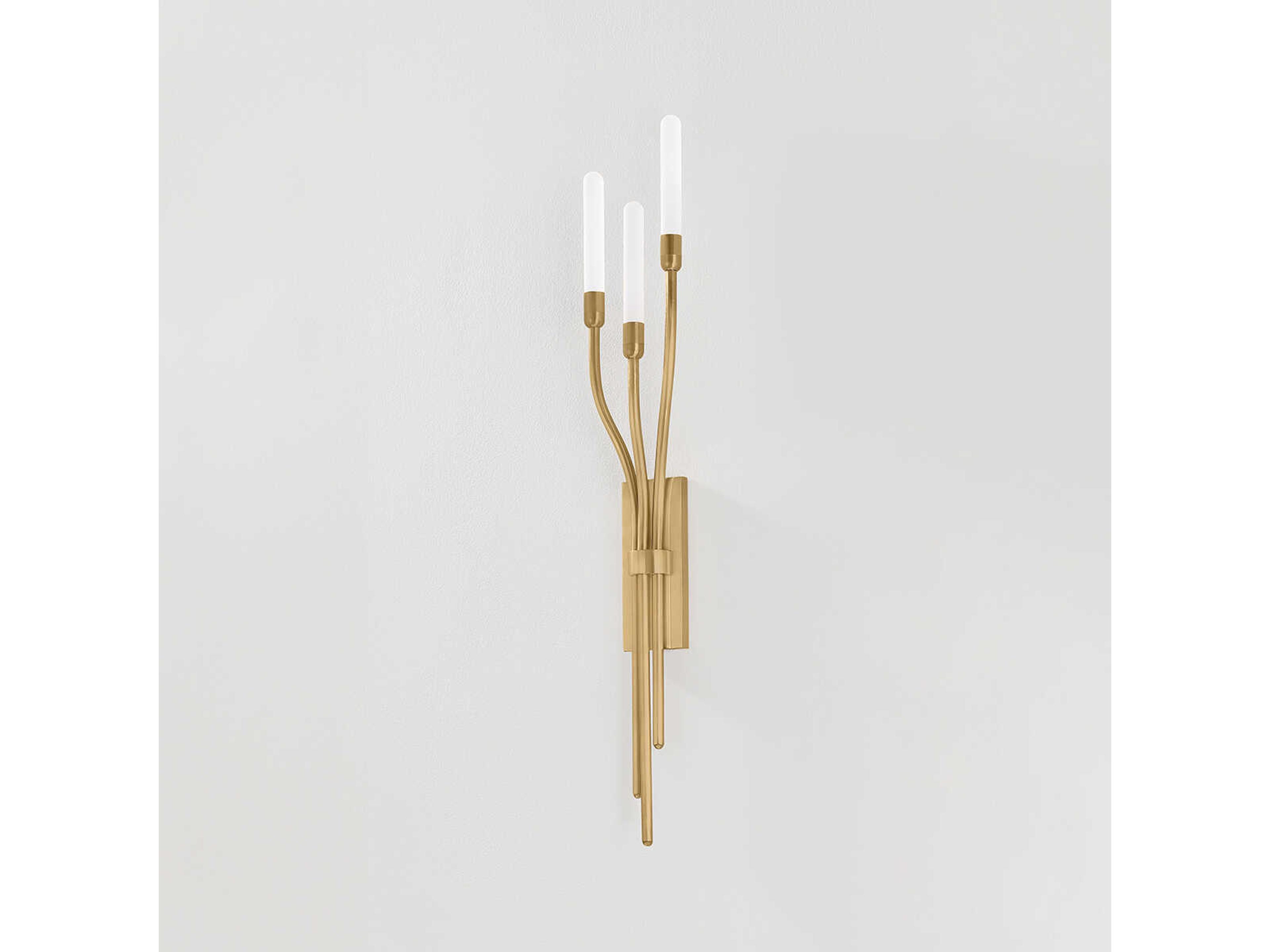 Corbett Lighting Amalthea 3-Light Vintage Brass Wall Sconce