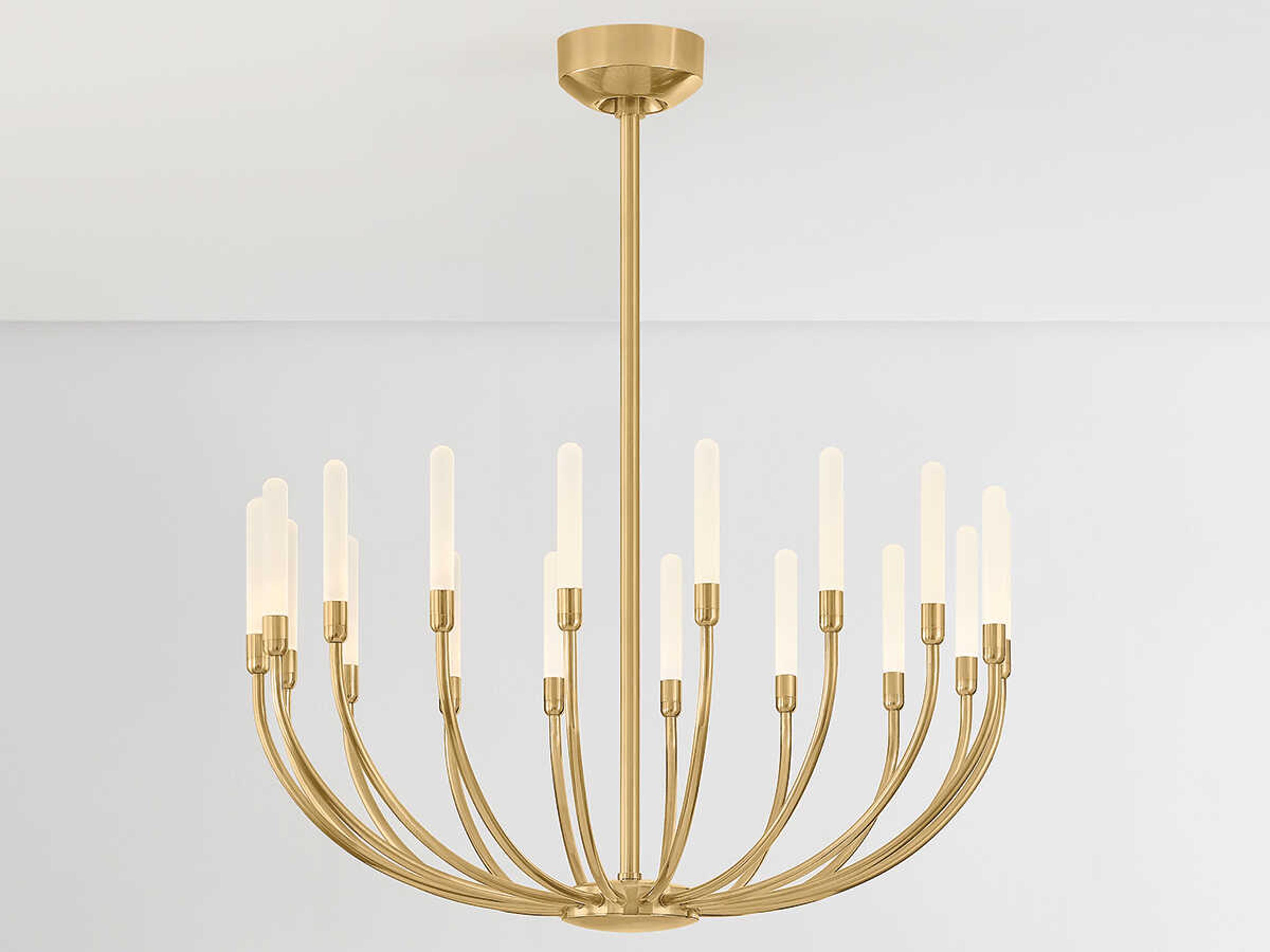 Corbett Lighting Amalthea 18-Light Vintage Brass Chandelier