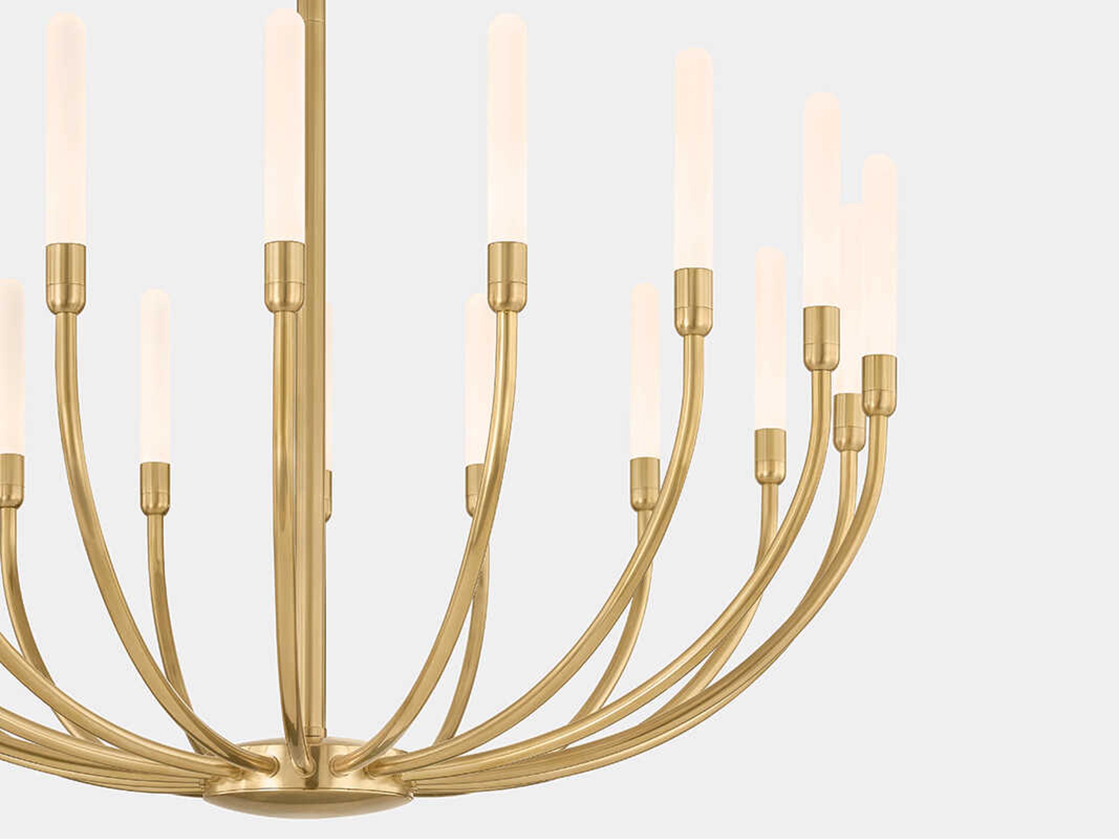 Corbett Lighting Amalthea 18-Light Vintage Brass Chandelier