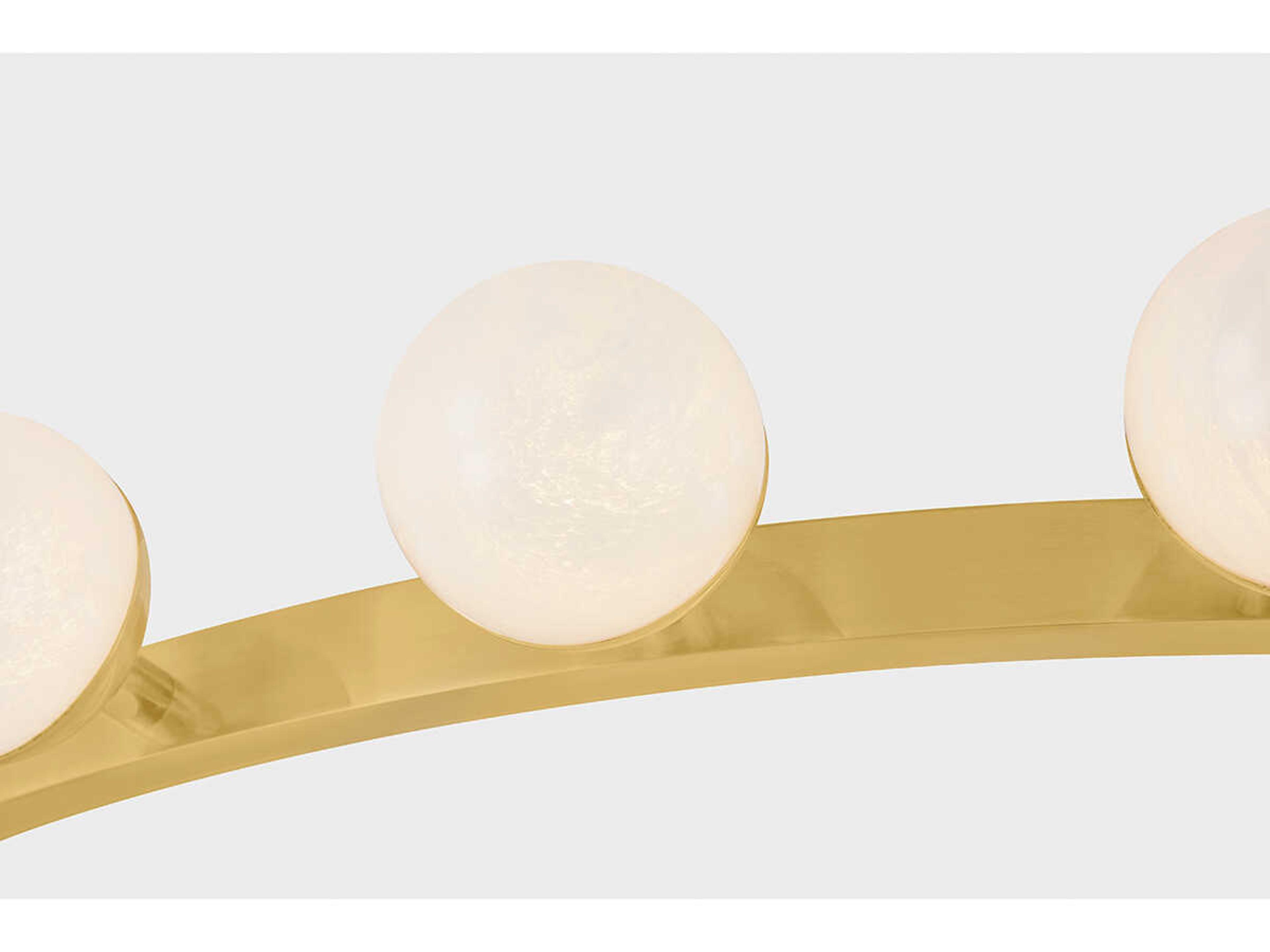 Corbett Lighting Linus 15-Light Vintage Brass Globe Chandelier