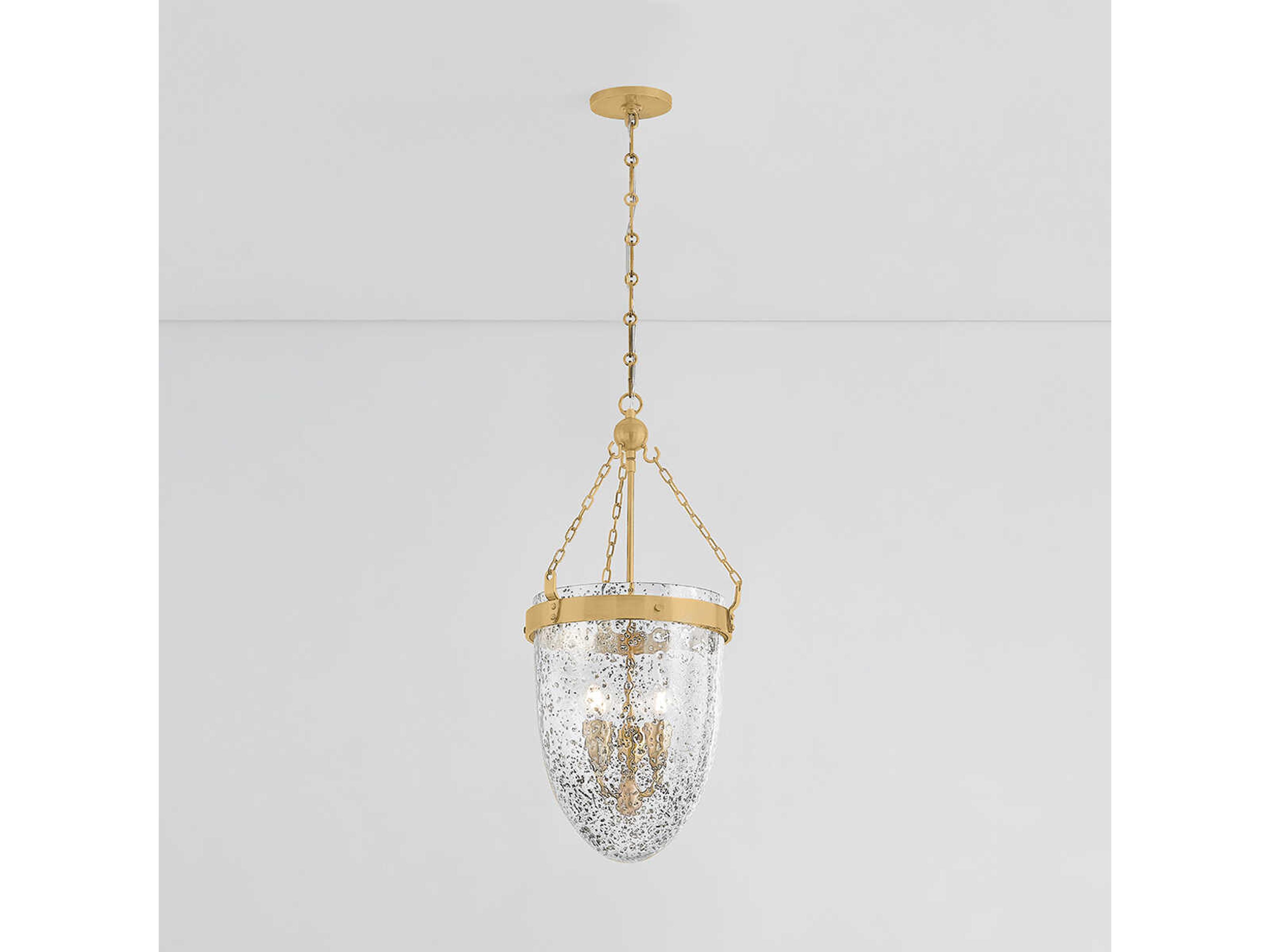 Corbett Lighting Angus 3-Light Vintage Brass Pendant