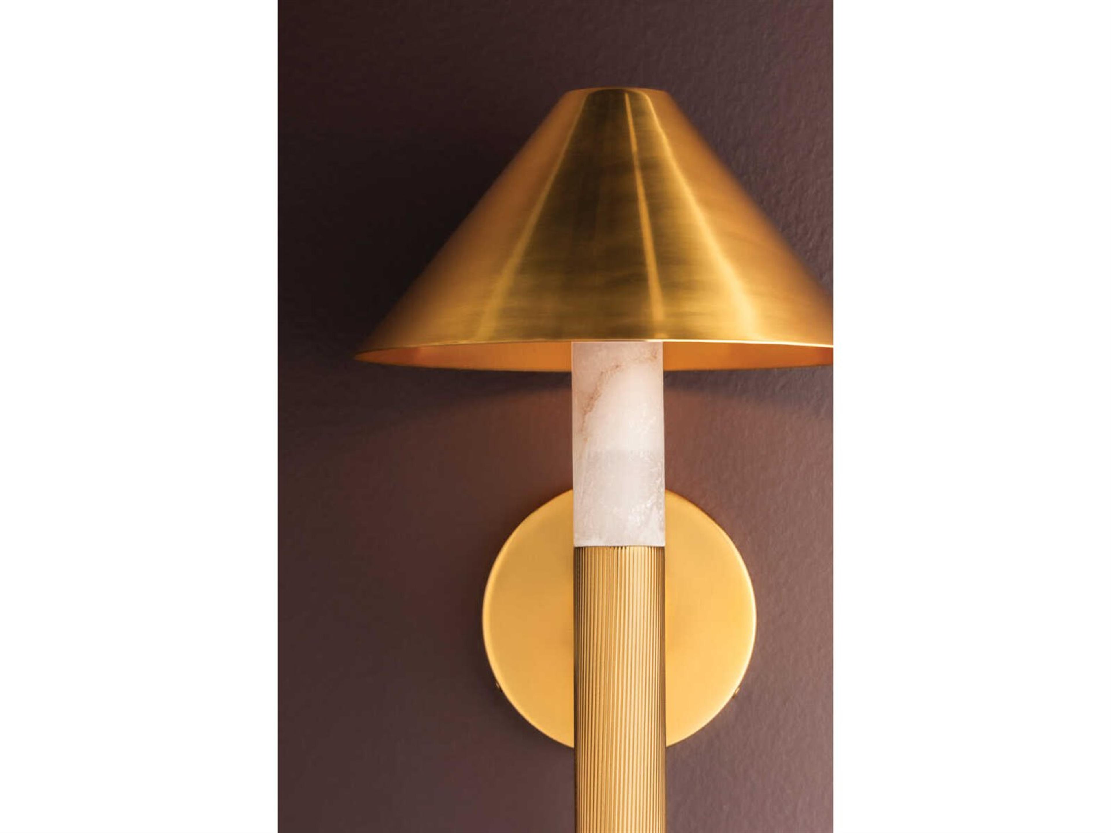 Corbett Lighting Altona 1-Light Vintage Brass Wall Sconce