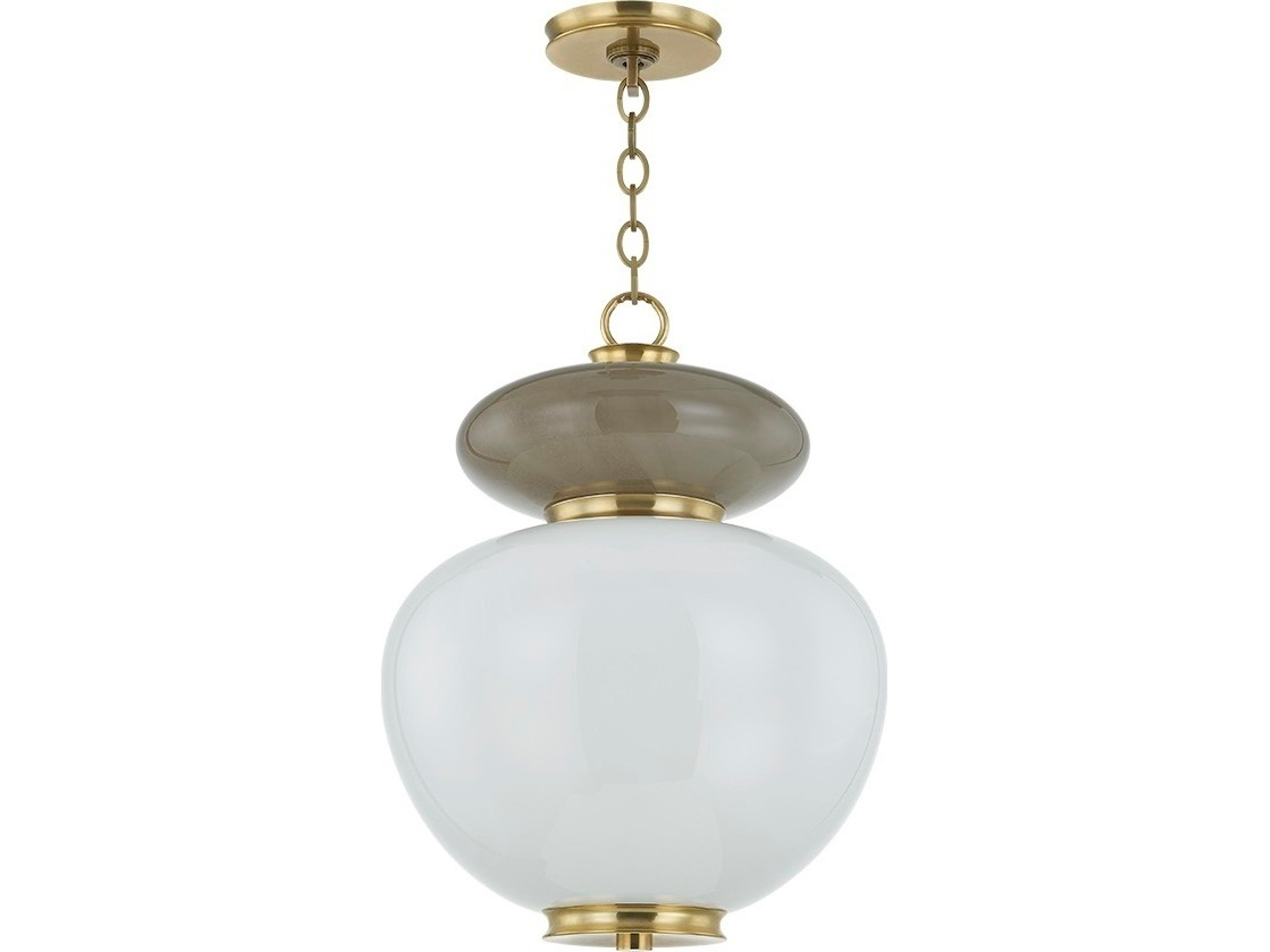 Syros 1-Light Vintage Brass Pendant