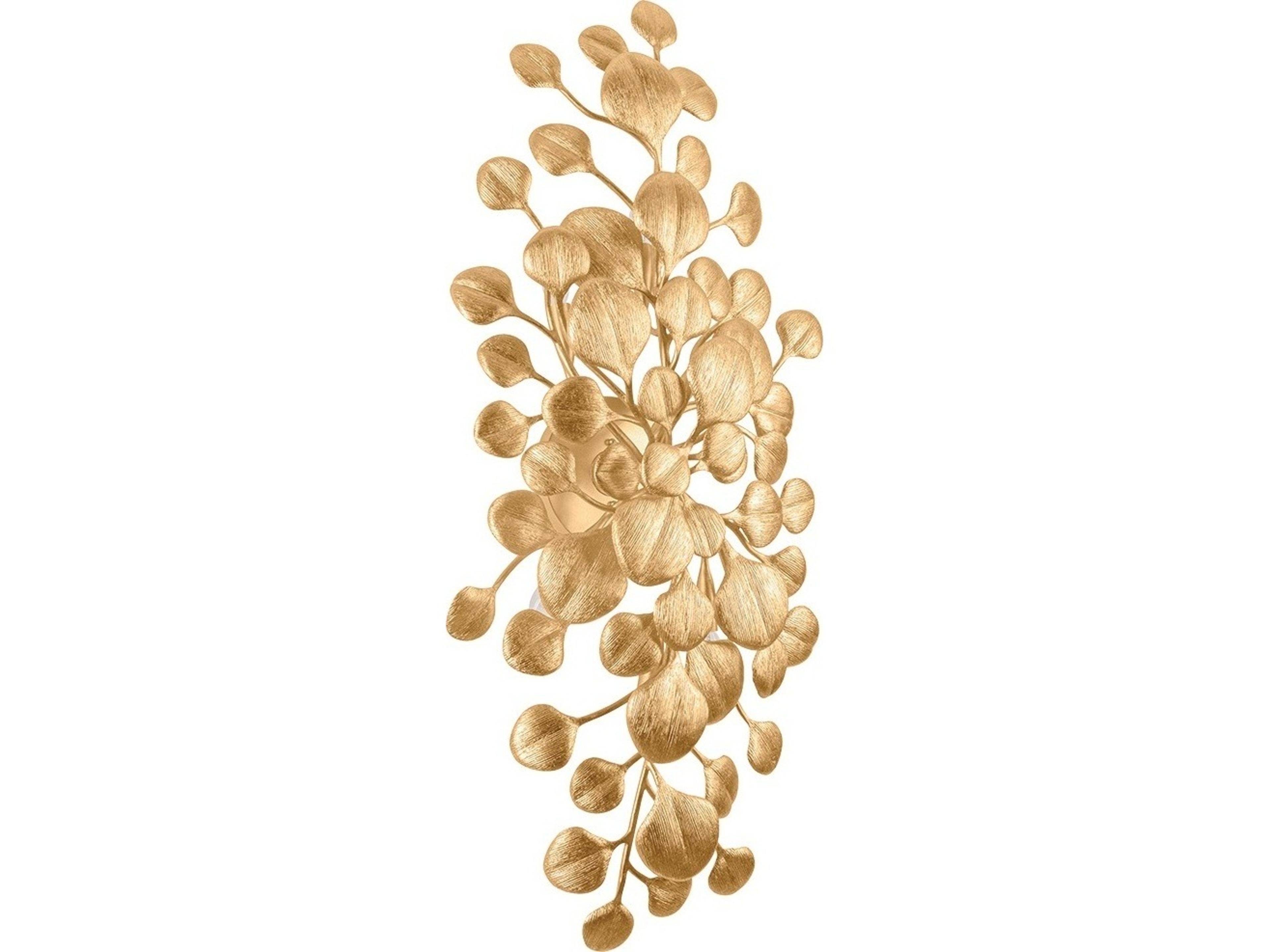 Corbett Lighting Menorca 6-Light Vintage Gold Leaf Wall Sconce