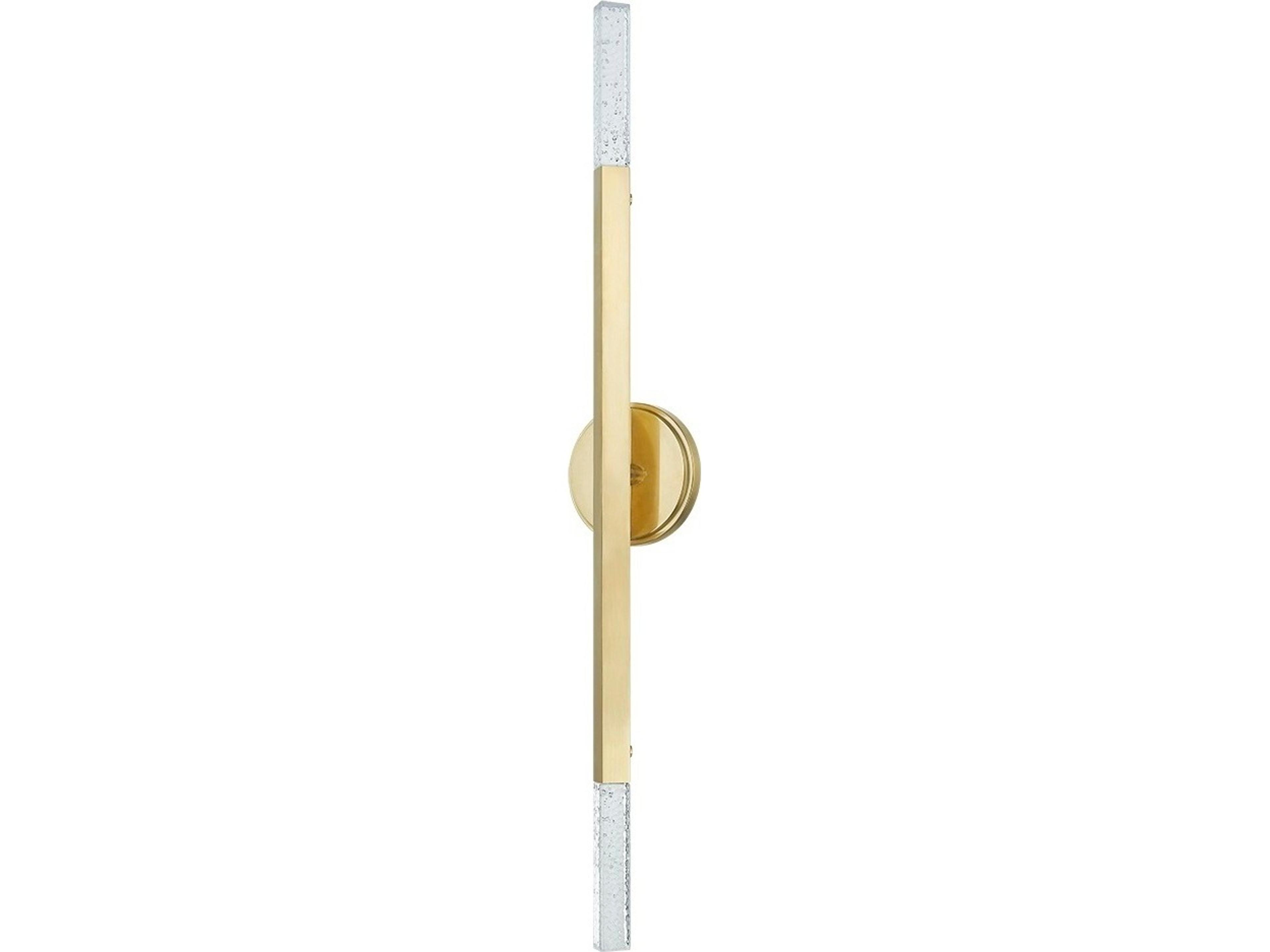Corbett Lighting Strasbourg 2-Light Vintage Brass Wall Sconce
