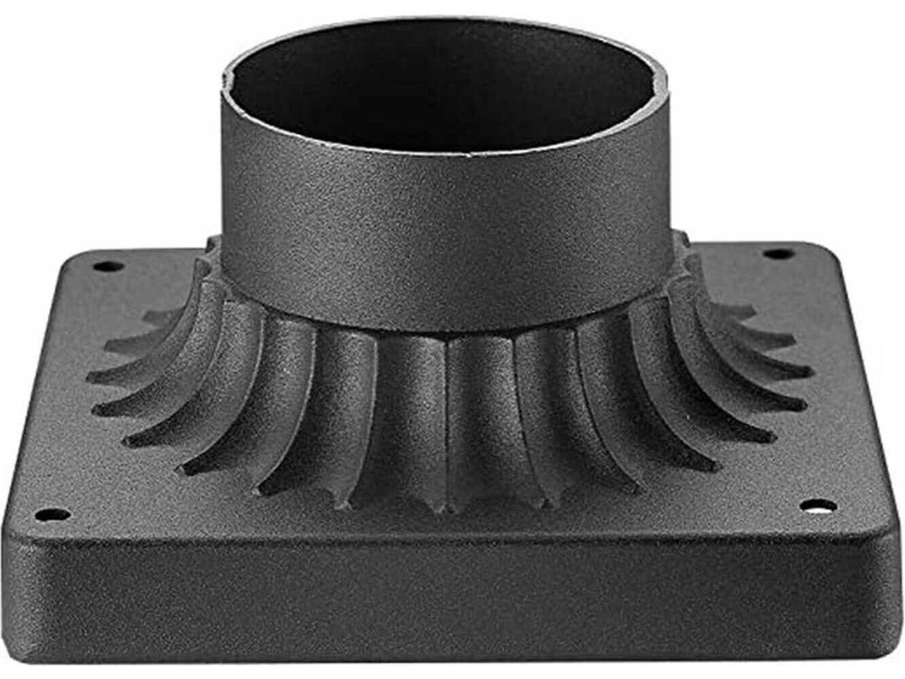 CWI Lighting Granville Black Pier Mount Base