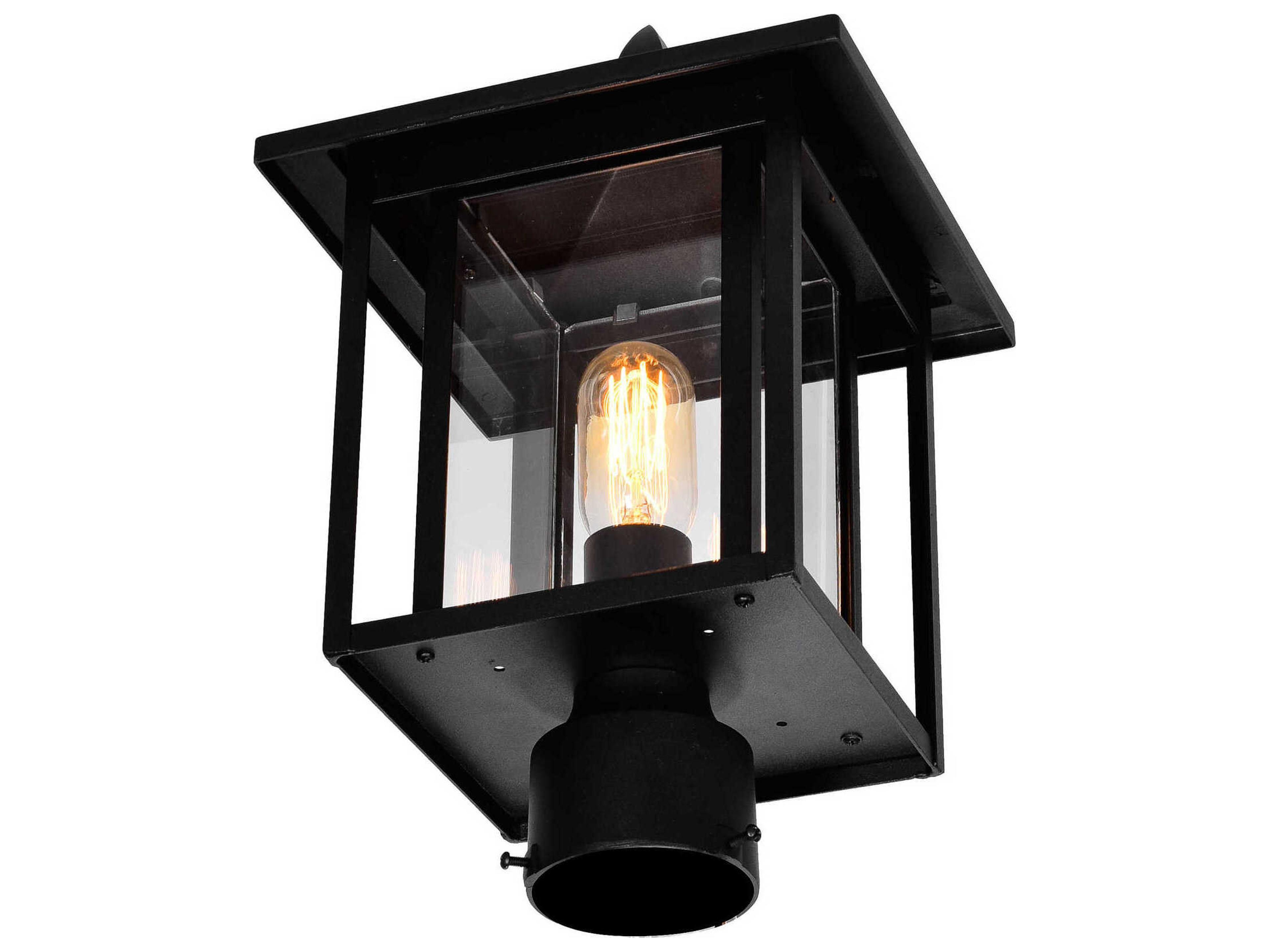 CWI Lighting Crawford 1-Light Outdoor Post Light