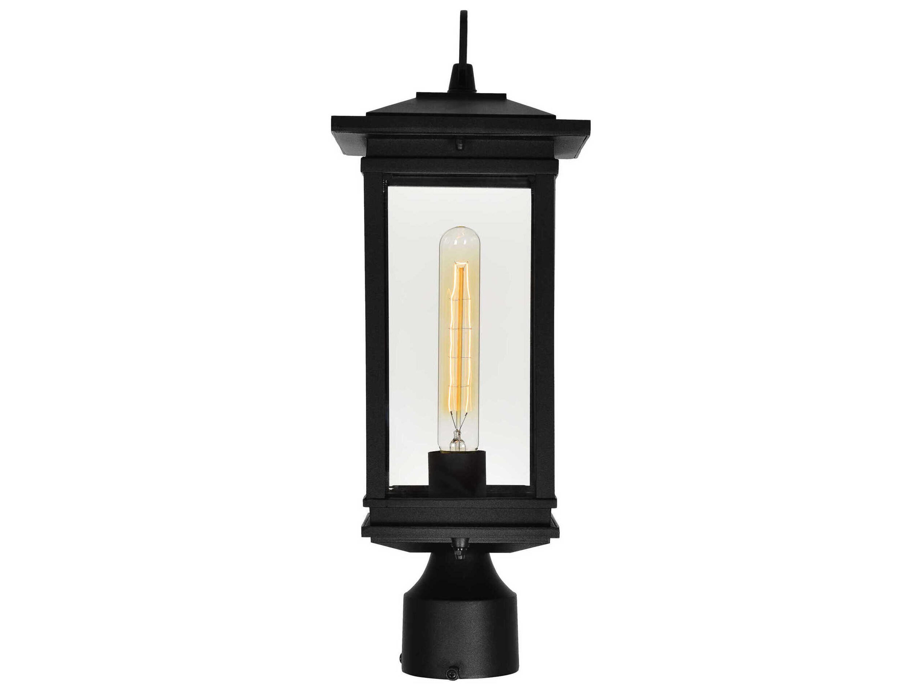 CWI Lighting Oakwood 1-Light Outdoor Post Light
