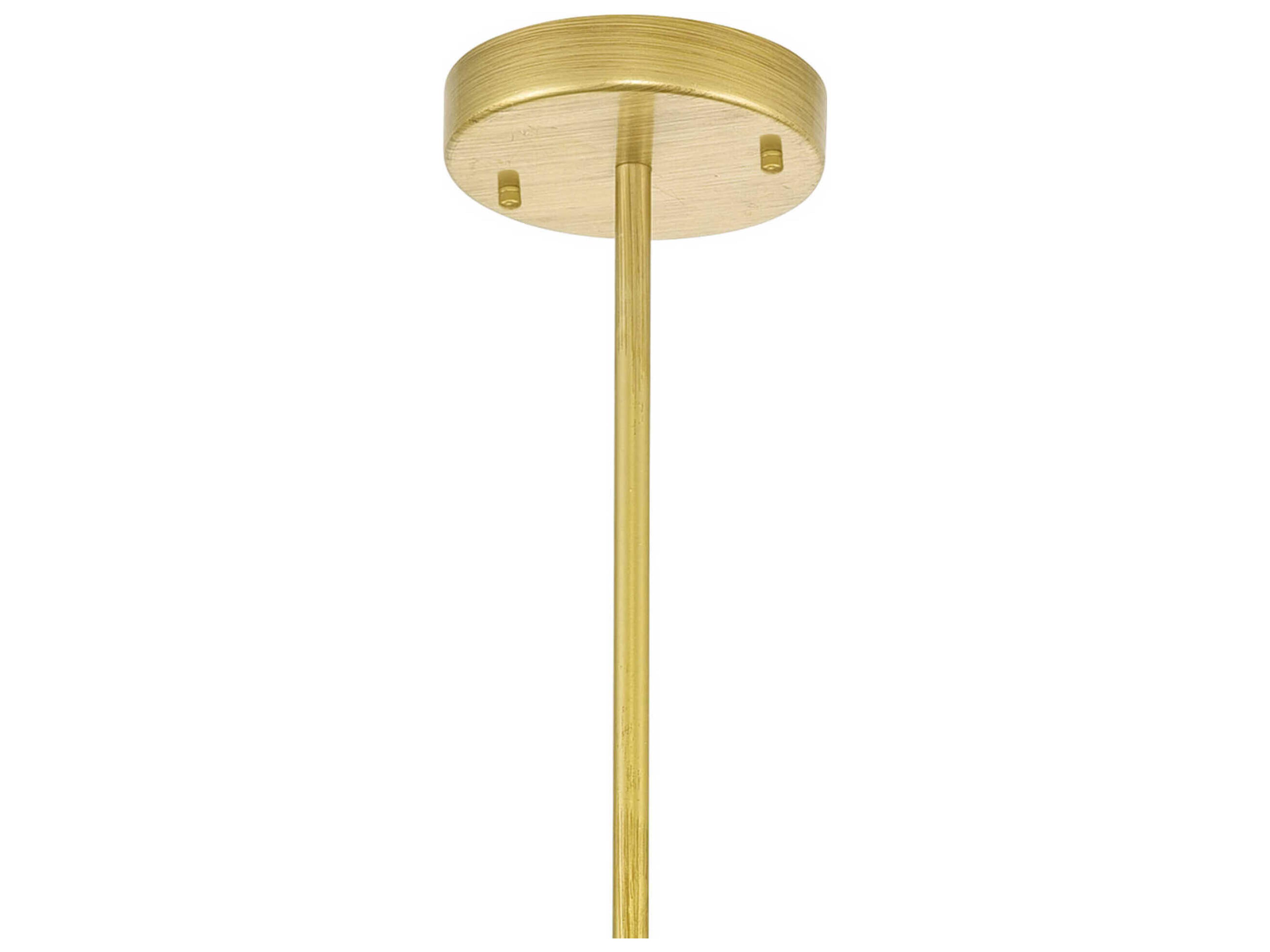 CWI Lighting Belinda 1-Light Champagne Gold Cylinder Mini Pendant