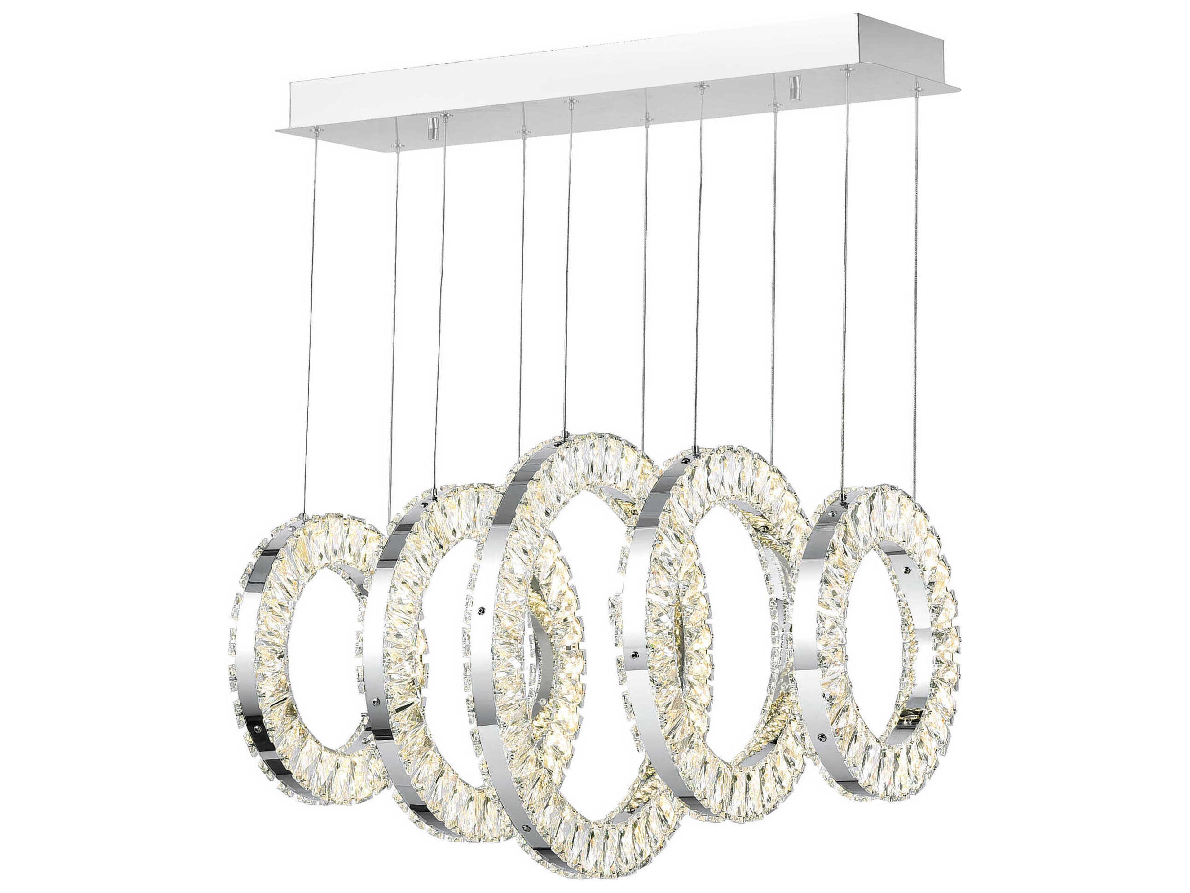 Celina Chrome Island Pendant