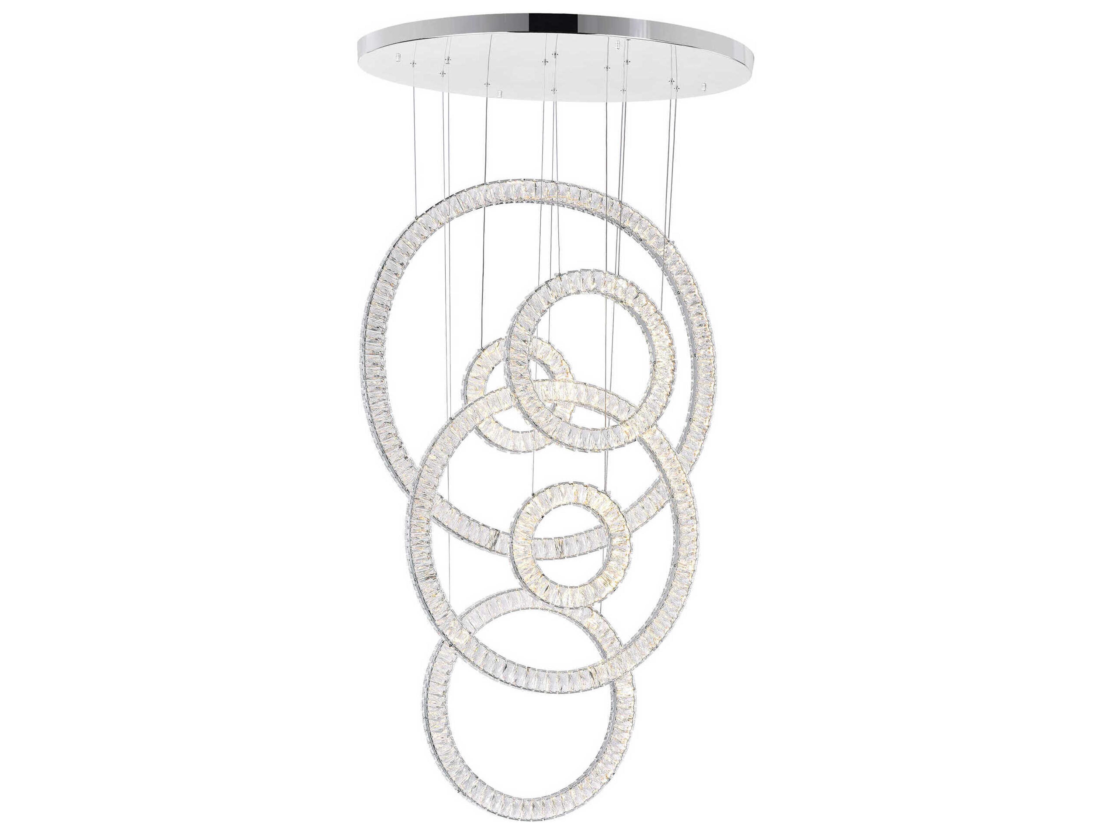 CWI Lighting Celina Chrome Pendant