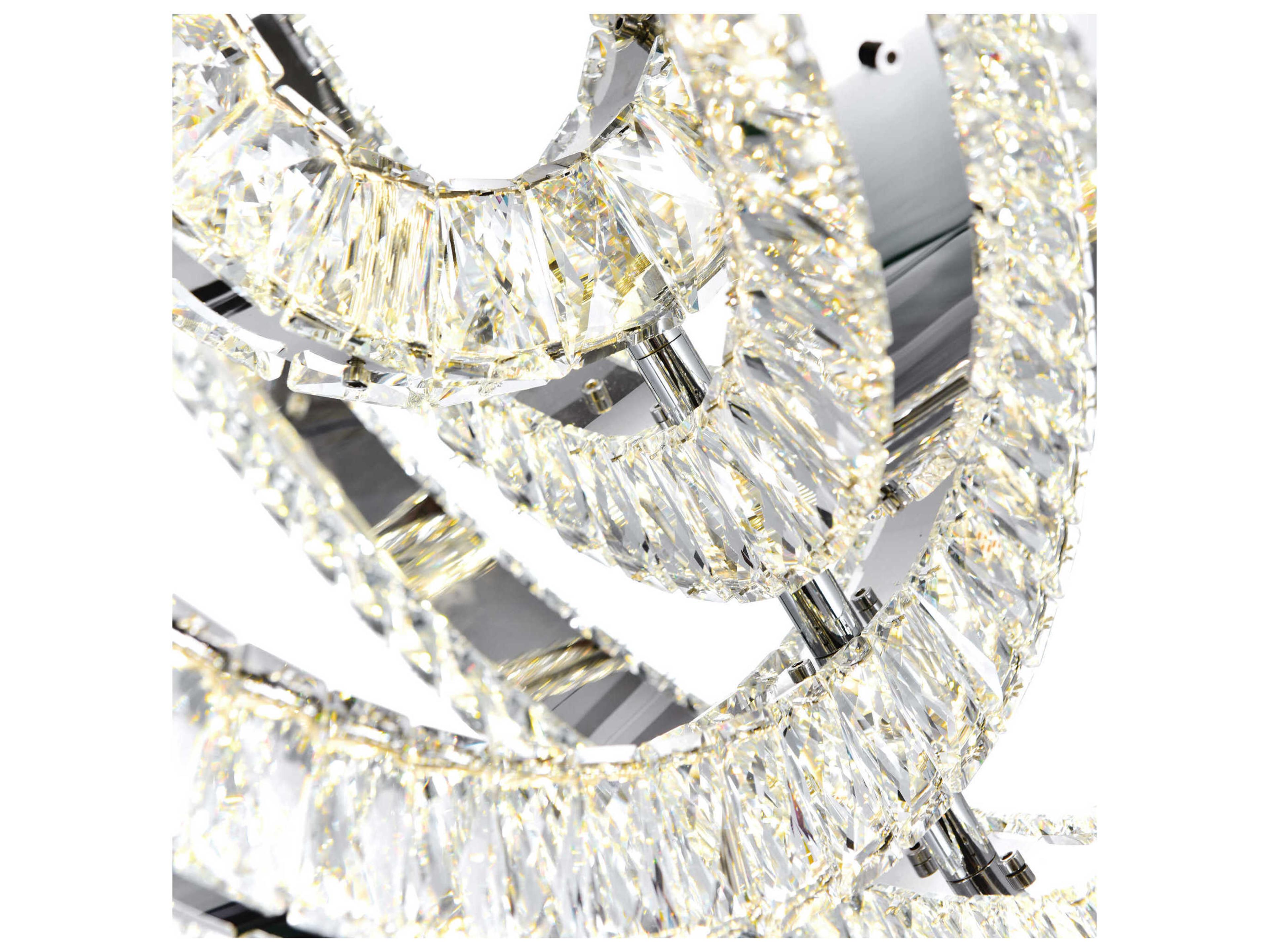 CWI Lighting Celina Chrome Round Pendant