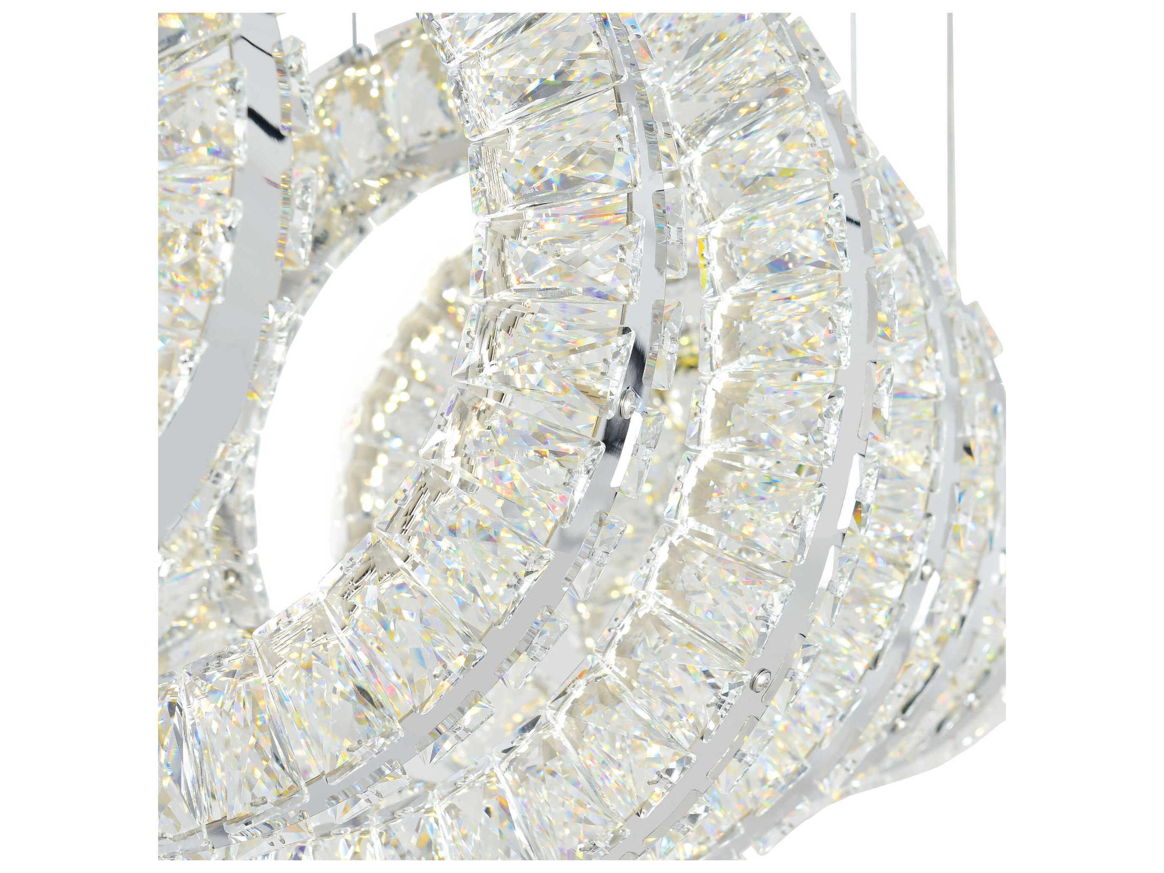 CWI Lighting Celina Chrome Island Pendant