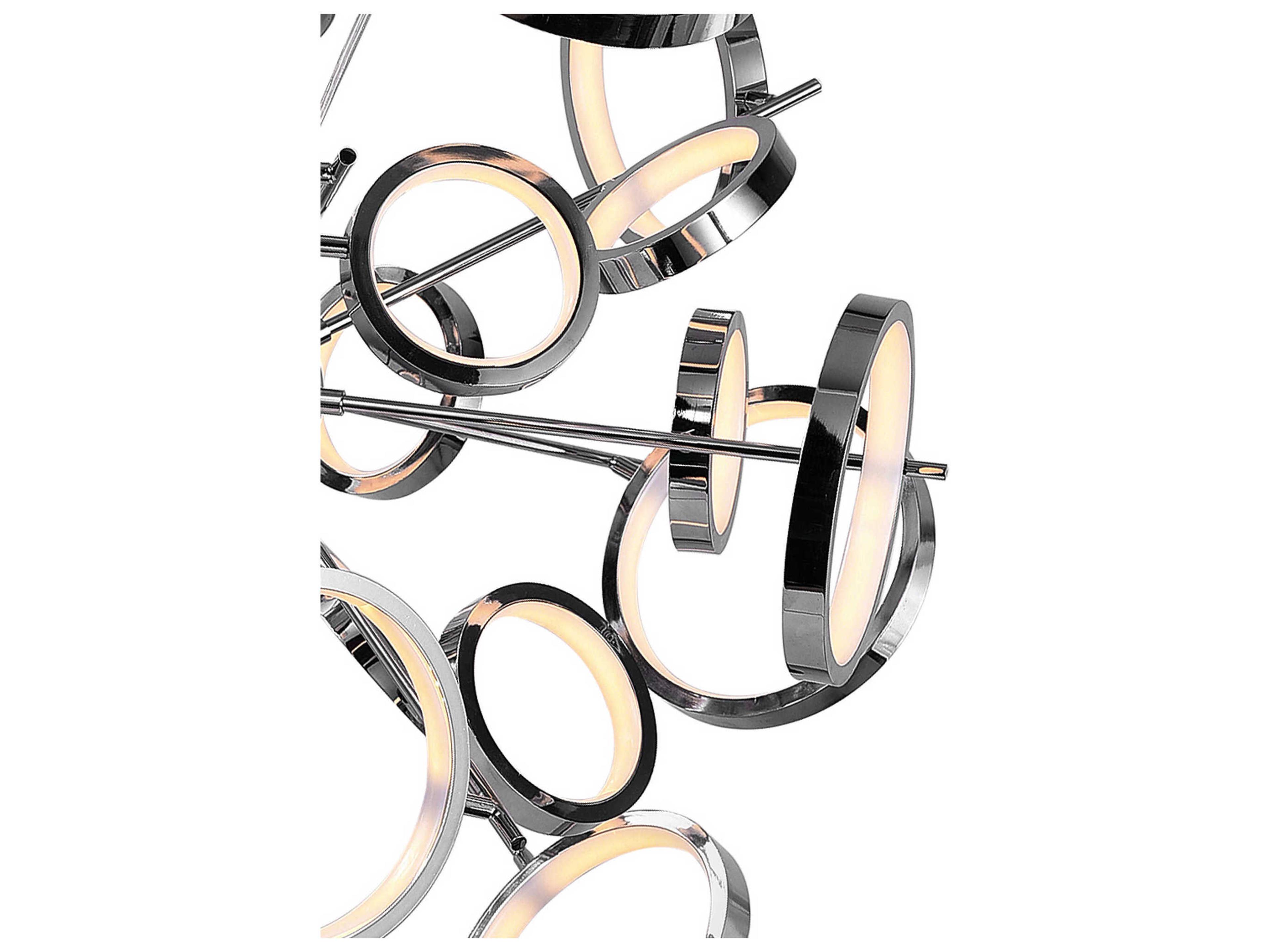 CWI Lighting Colette Chrome Round Sputnik Pendant