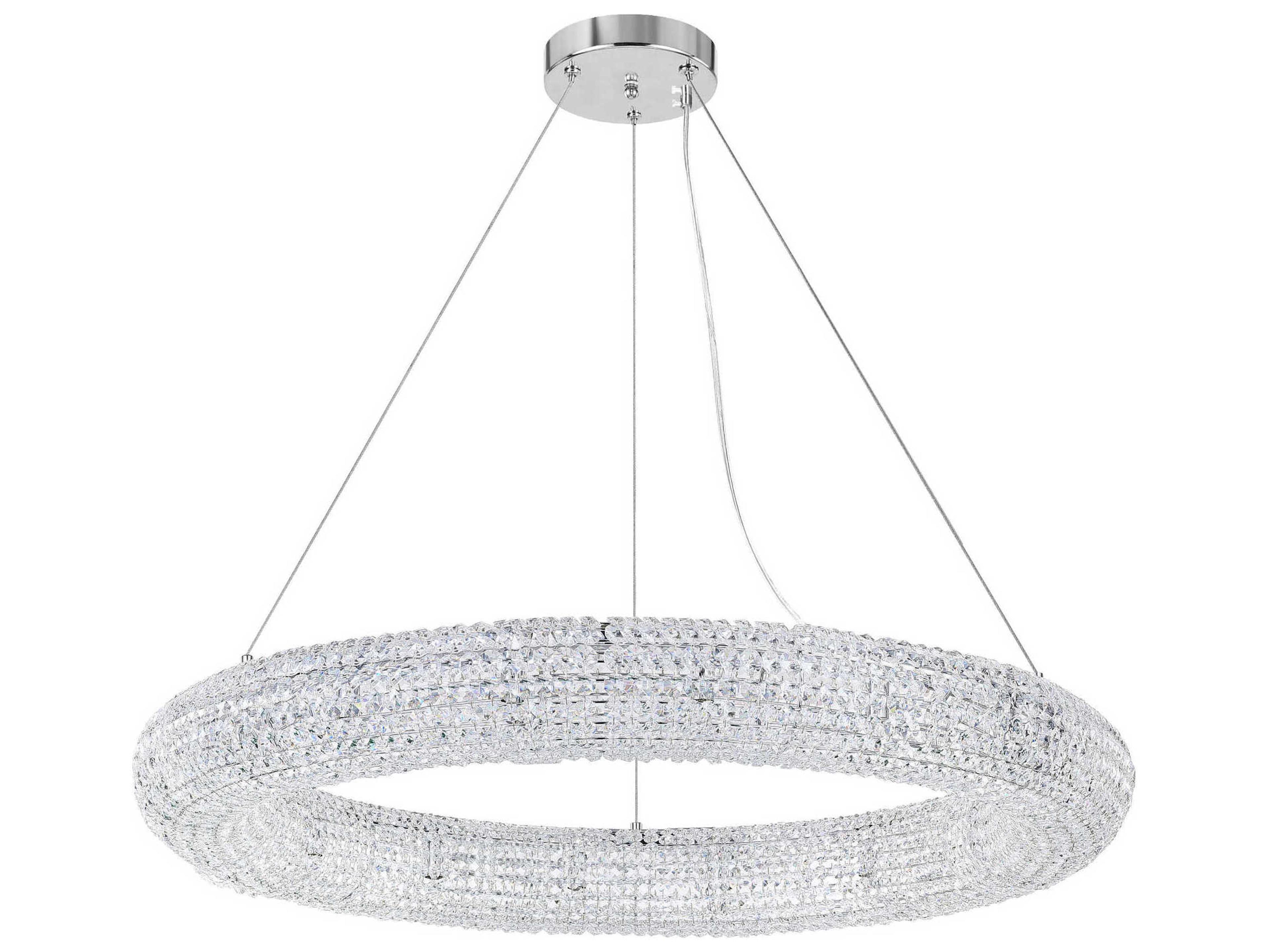 CWI Lighting Veronique 16-Light Chrome Round Chandelier