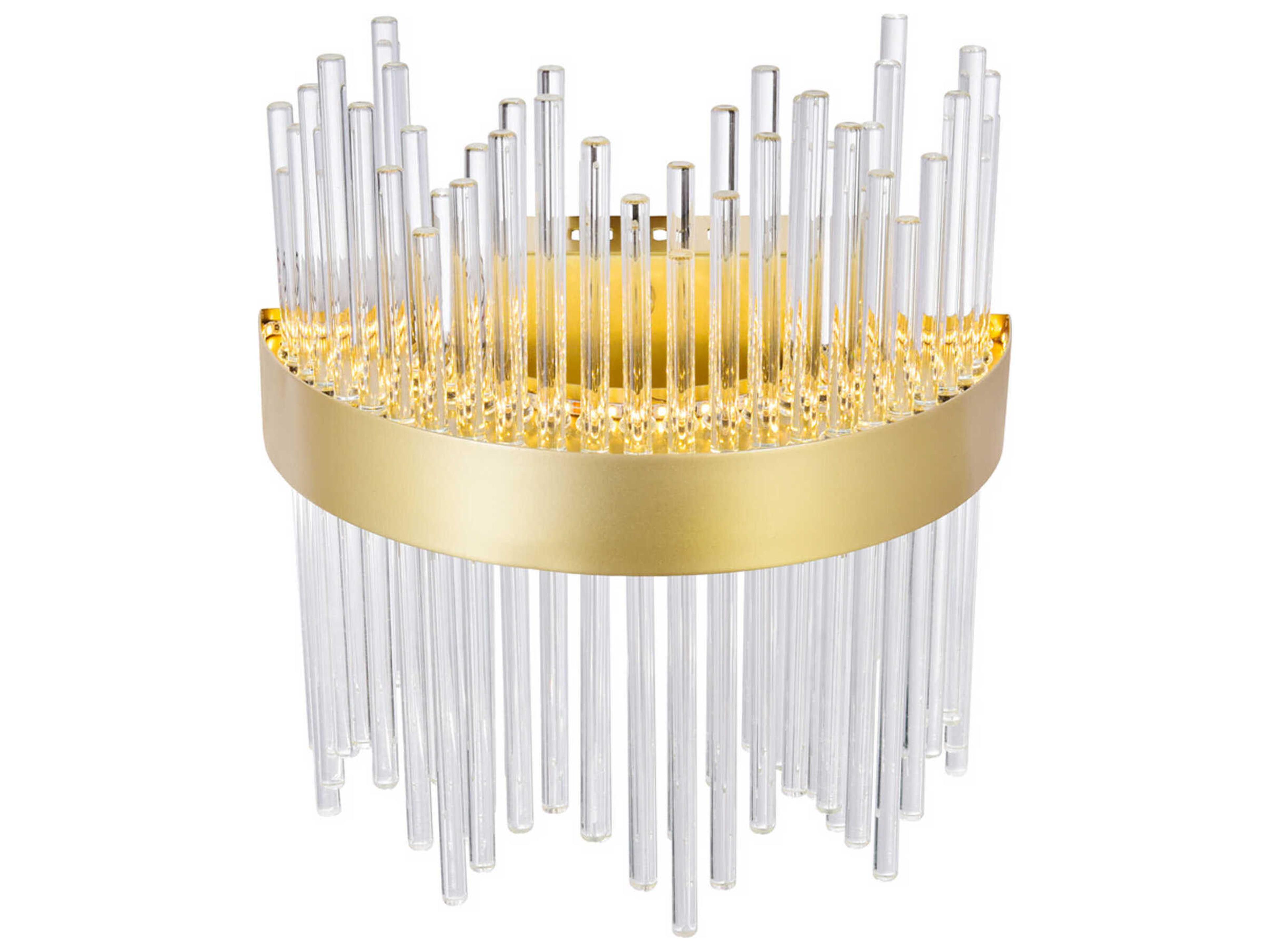 CWI Lighting Genevieve Medallion Gold Wall Sconce