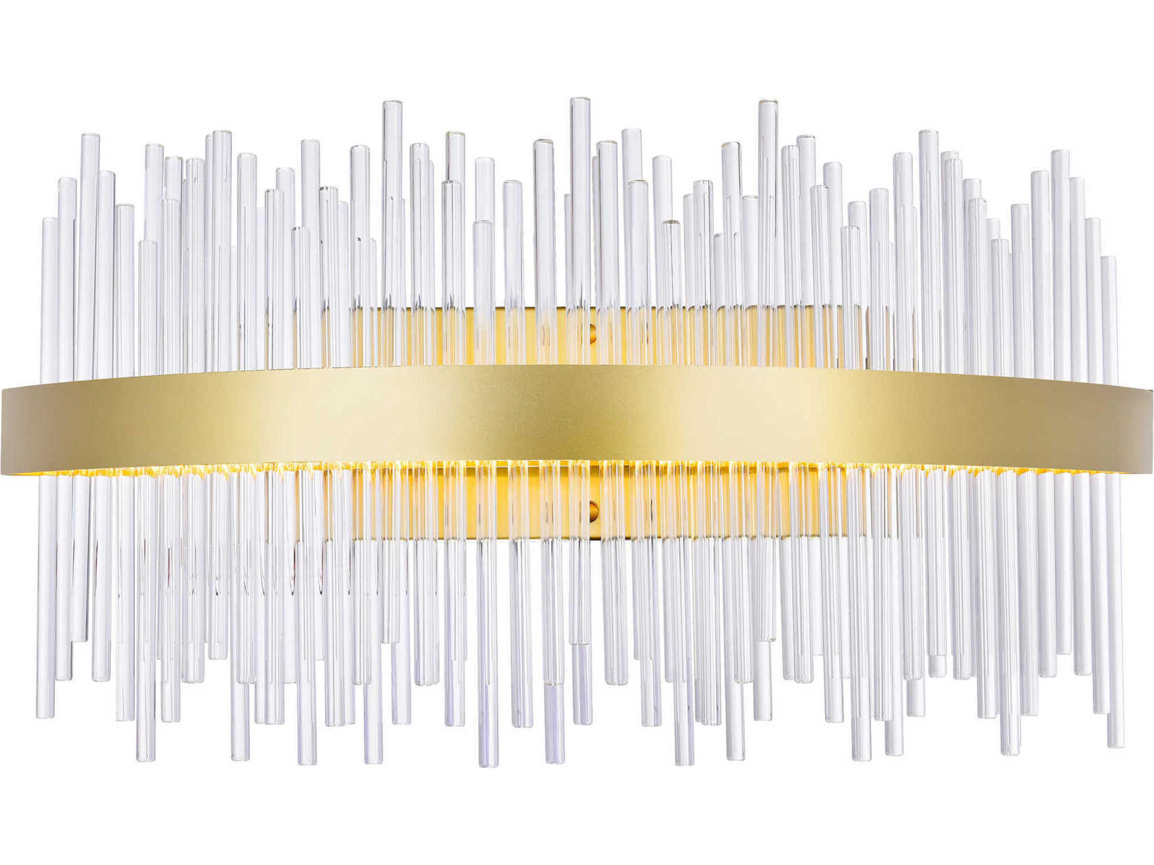 Genevieve Medallion Gold Wall Sconce