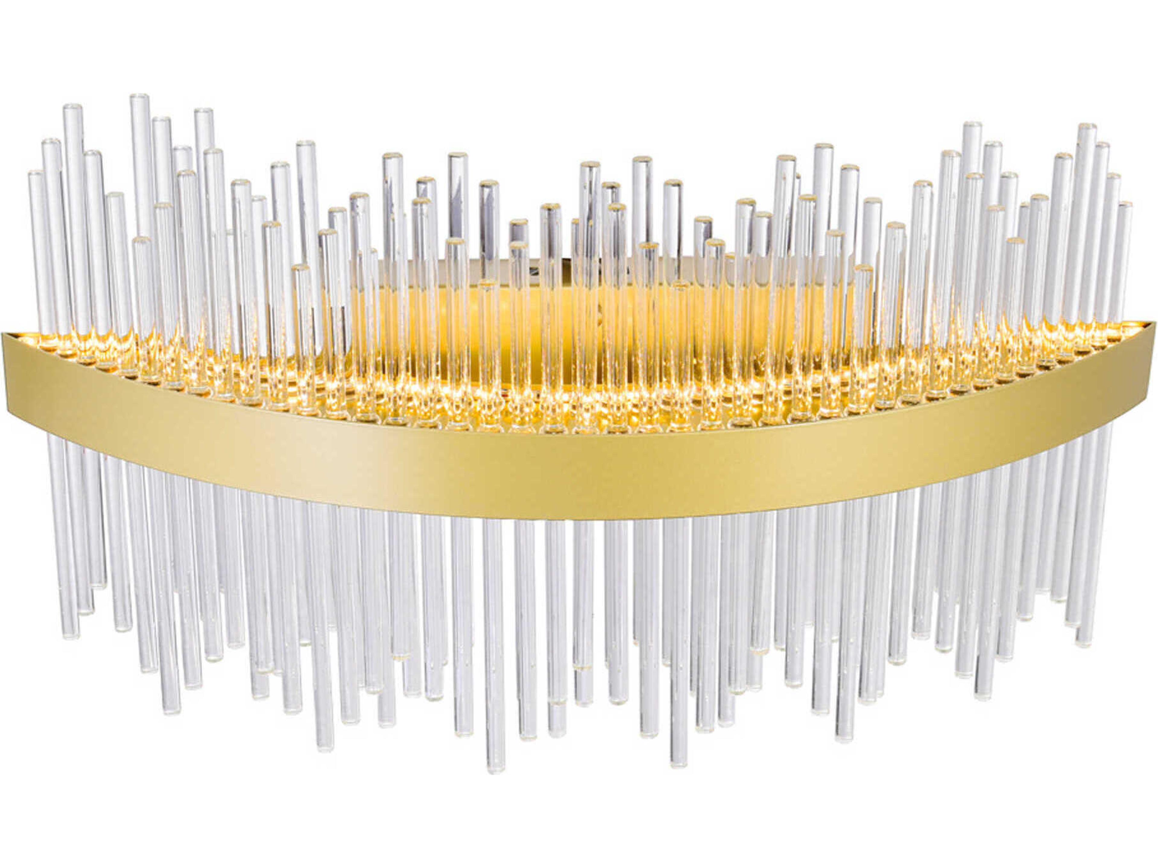 CWI Lighting Genevieve Medallion Gold Wall Sconce