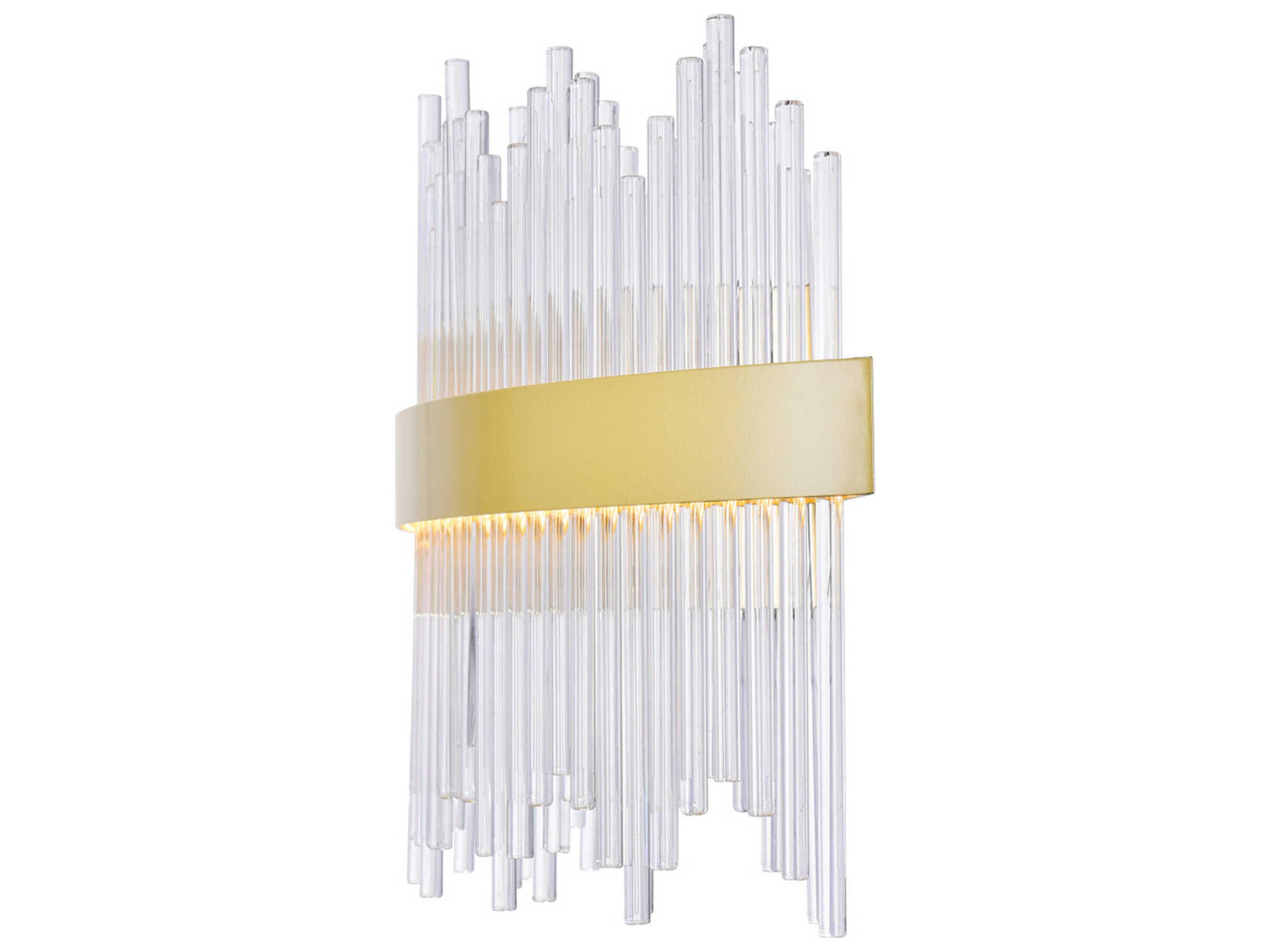 CWI Lighting Genevieve Medallion Gold Wall Sconce