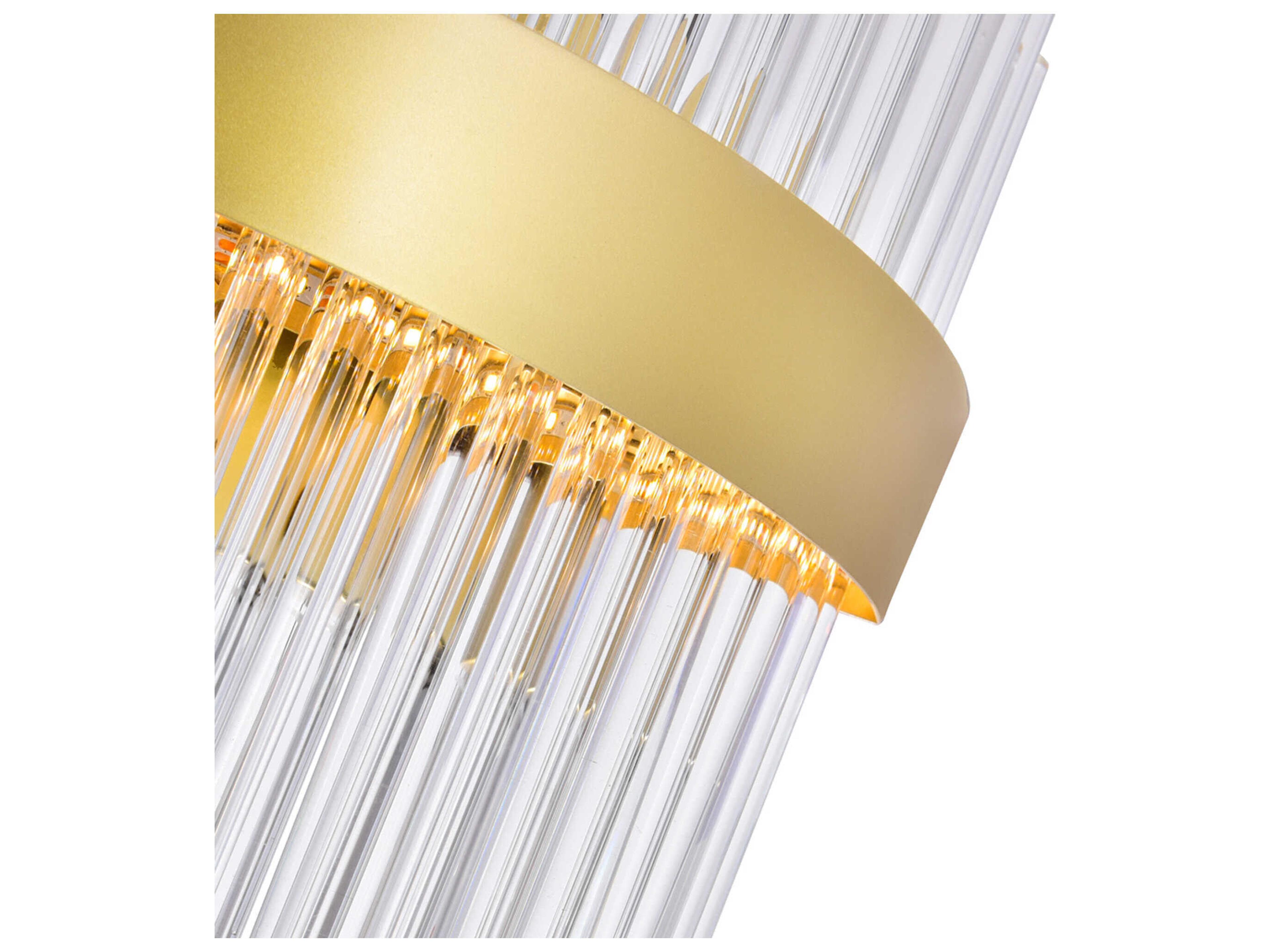 CWI Lighting Genevieve Medallion Gold Wall Sconce