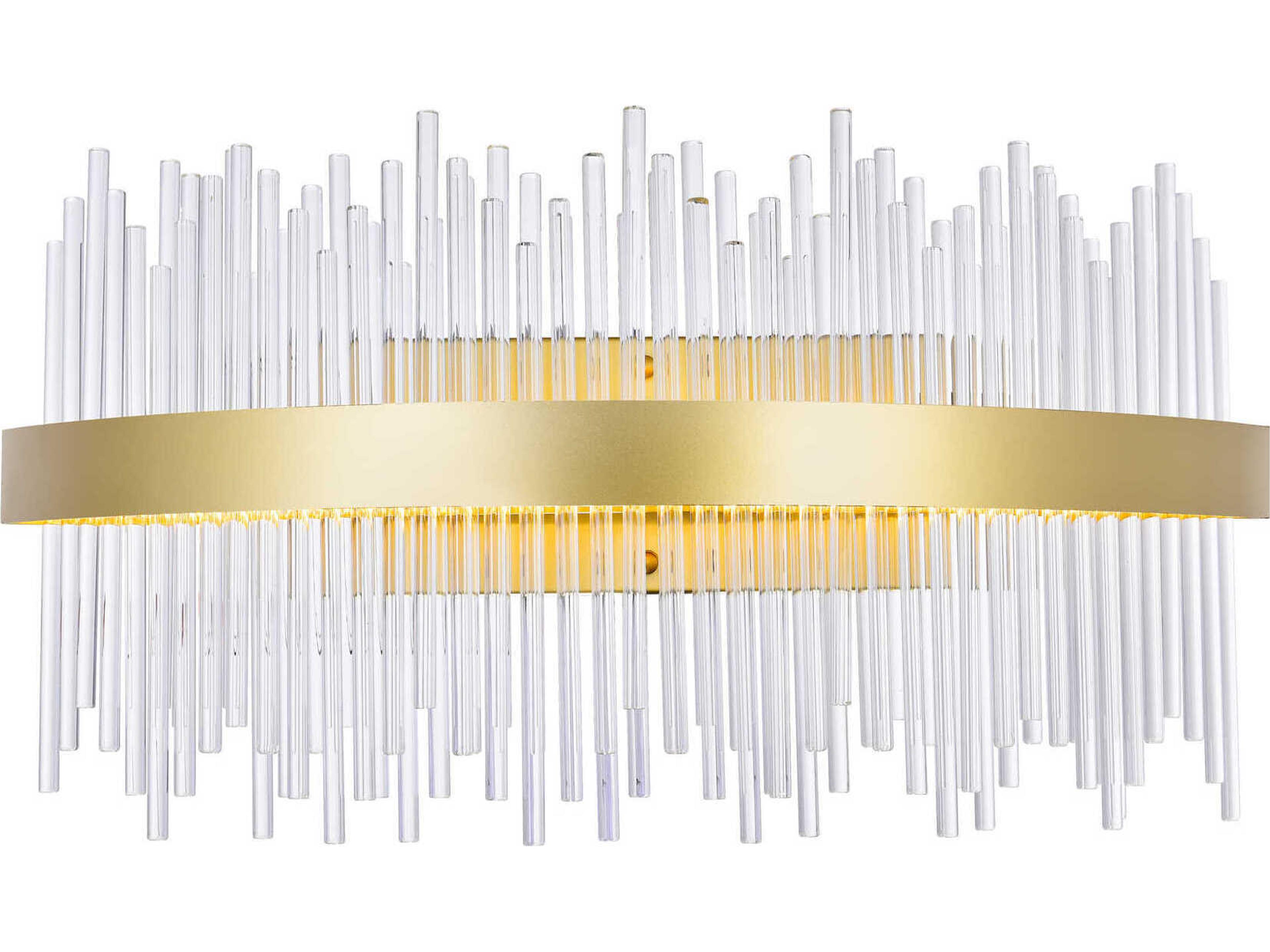 Genevieve Medallion Gold Vanity Light