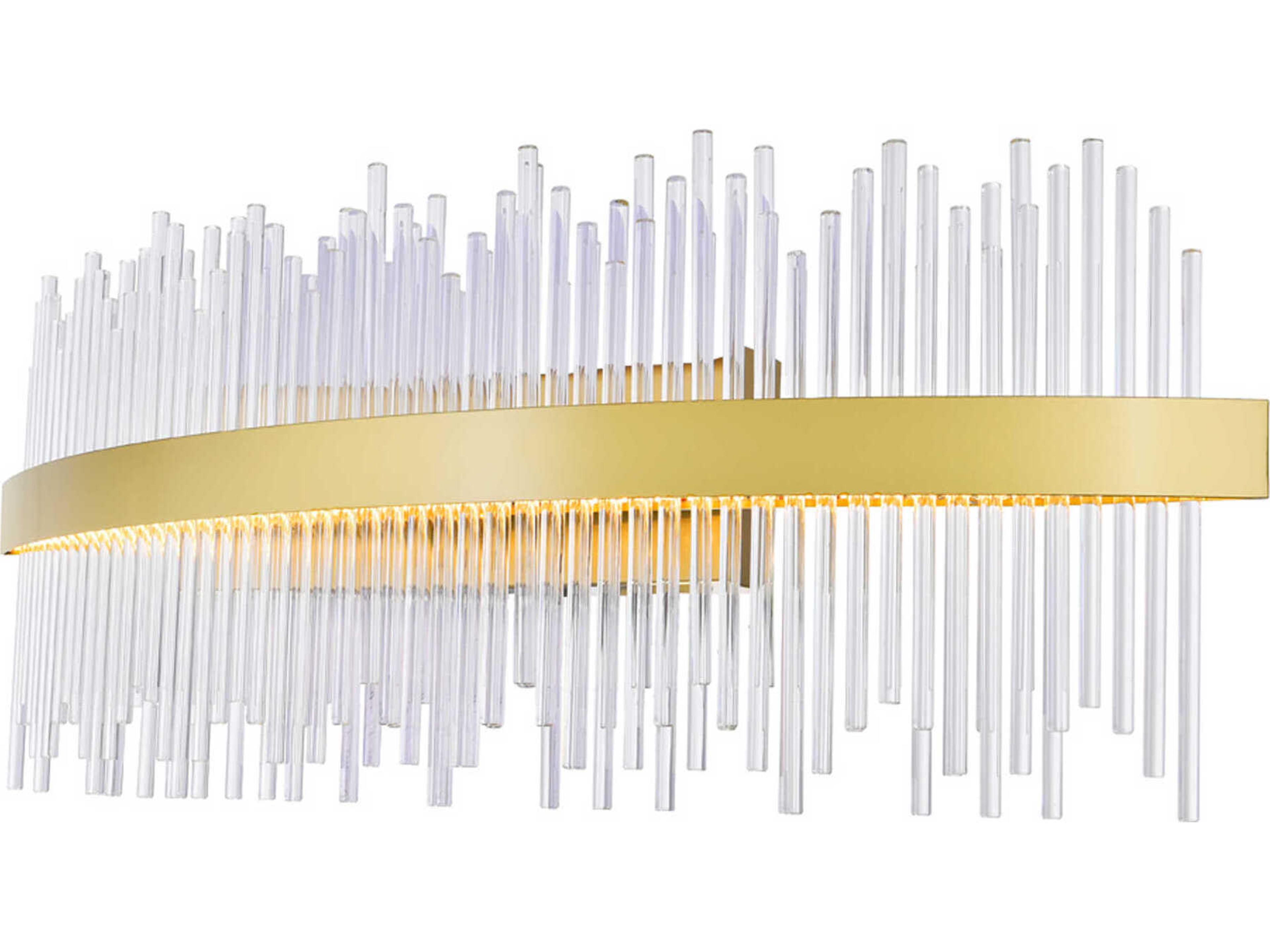 CWI Lighting Genevieve Medallion Gold Vanity Light