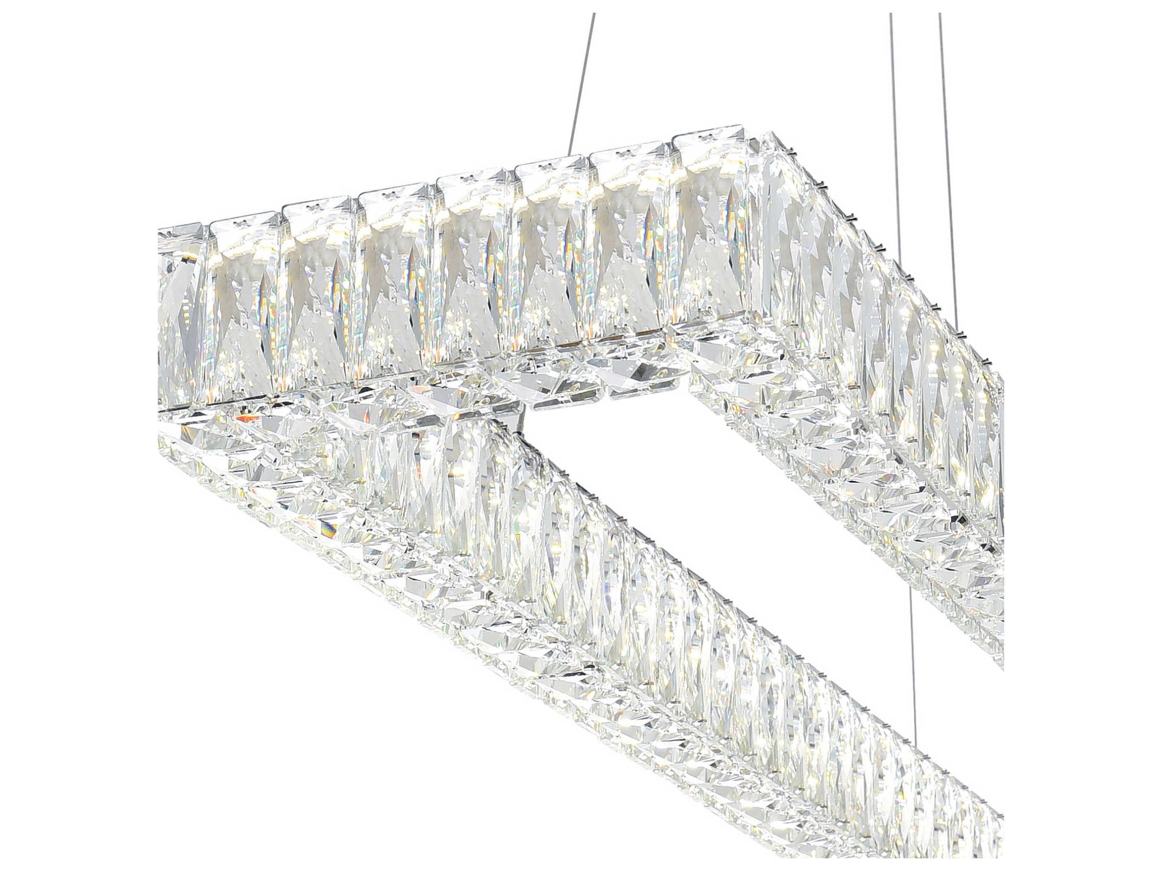 CWI Lighting Felicity Chrome Tiered Island Pendant