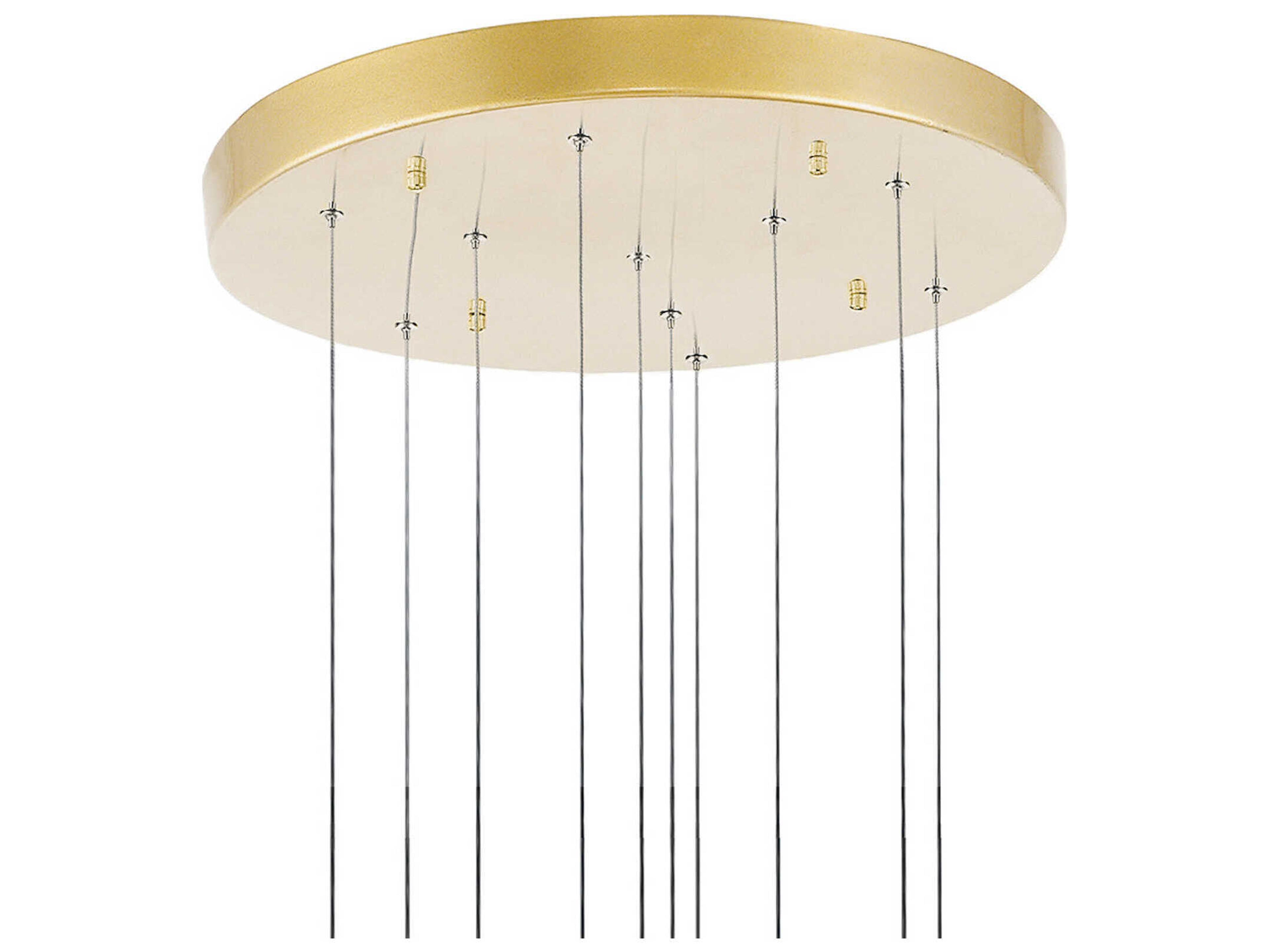 CWI Lighting Carolina Gold Leaf Pendant