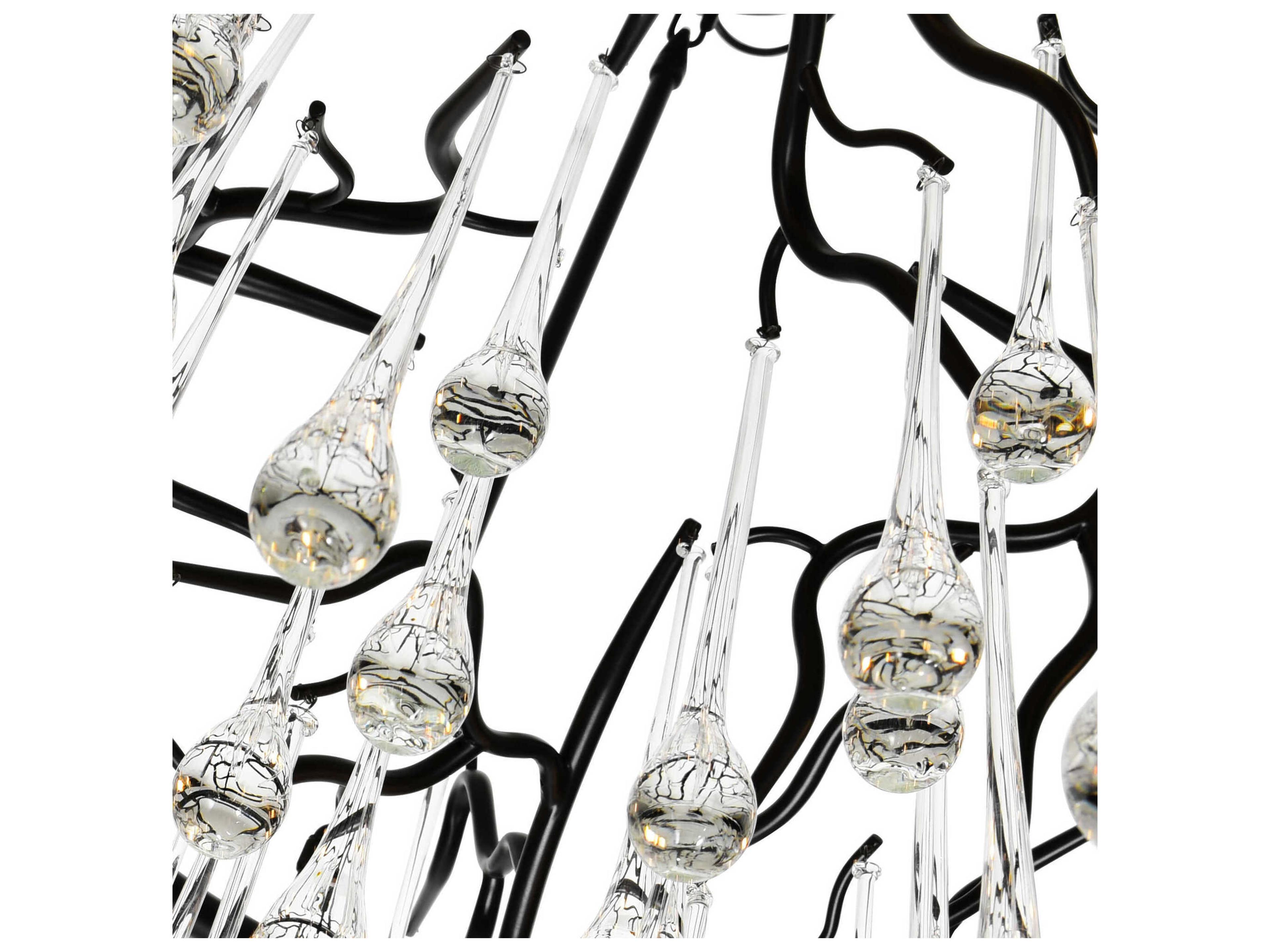 CWI Lighting Anita 12-Light Black Chandelier