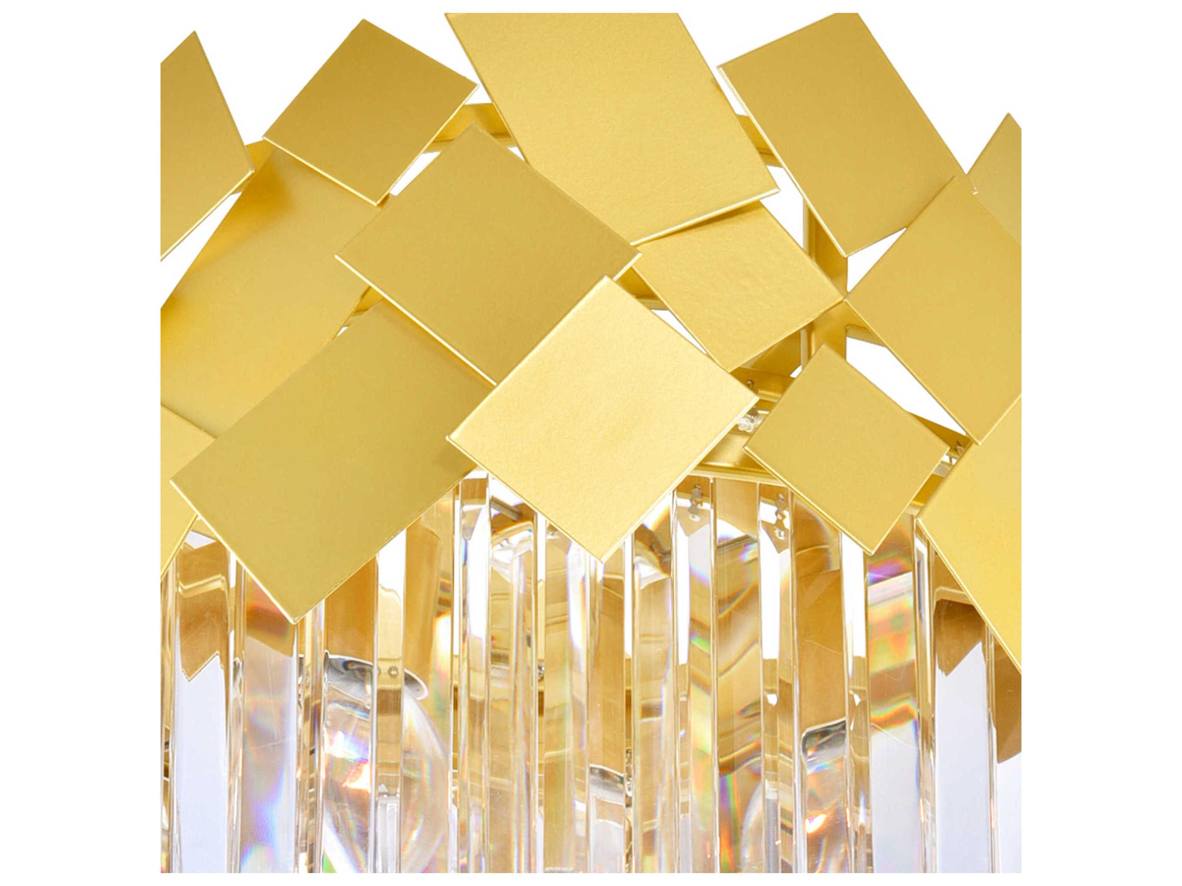 CWI Lighting Panache 10-Light Medallion Gold Tiered Chandelier