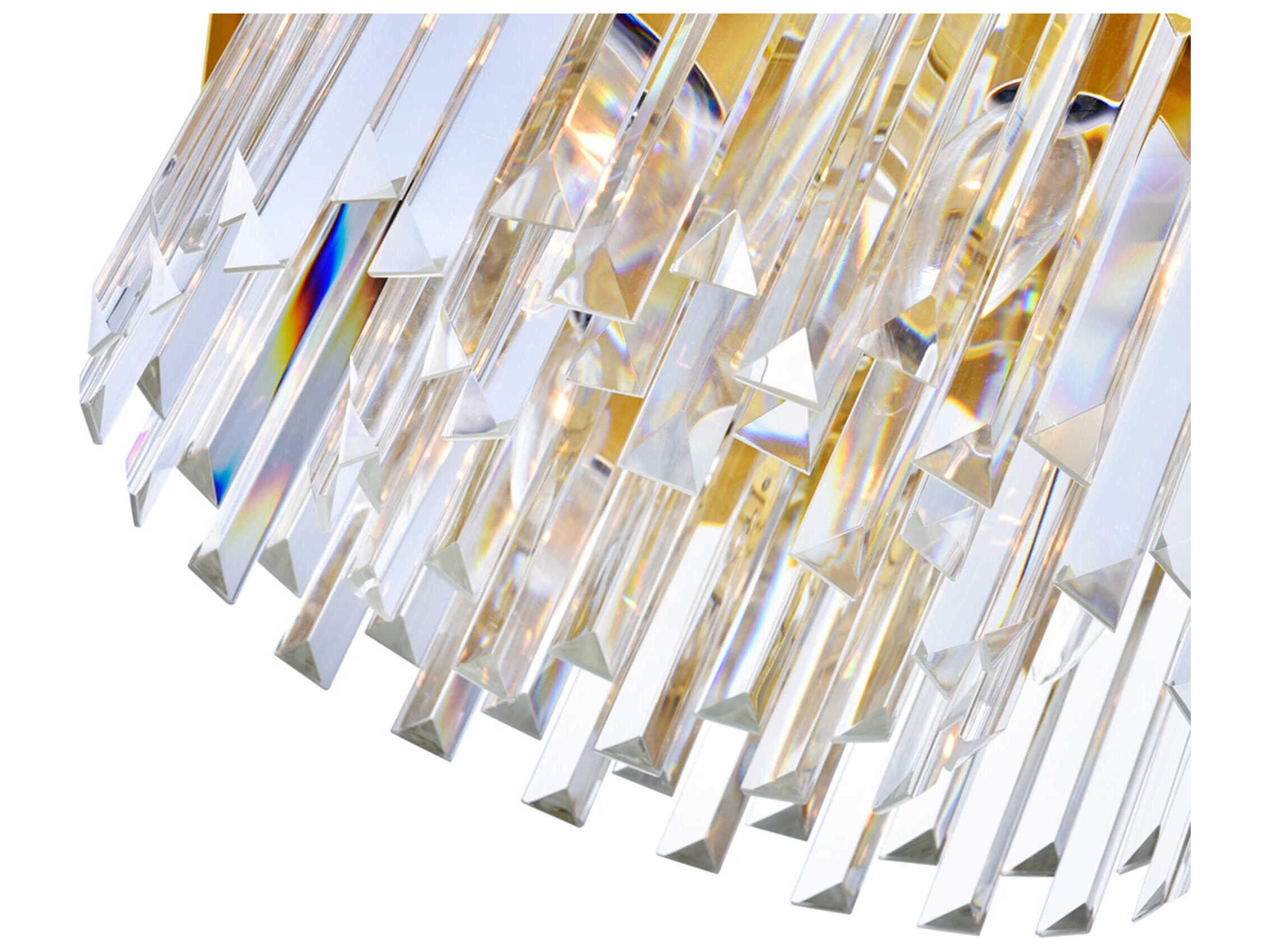 CWI Lighting Panache 6-Light Medallion Gold Chandelier