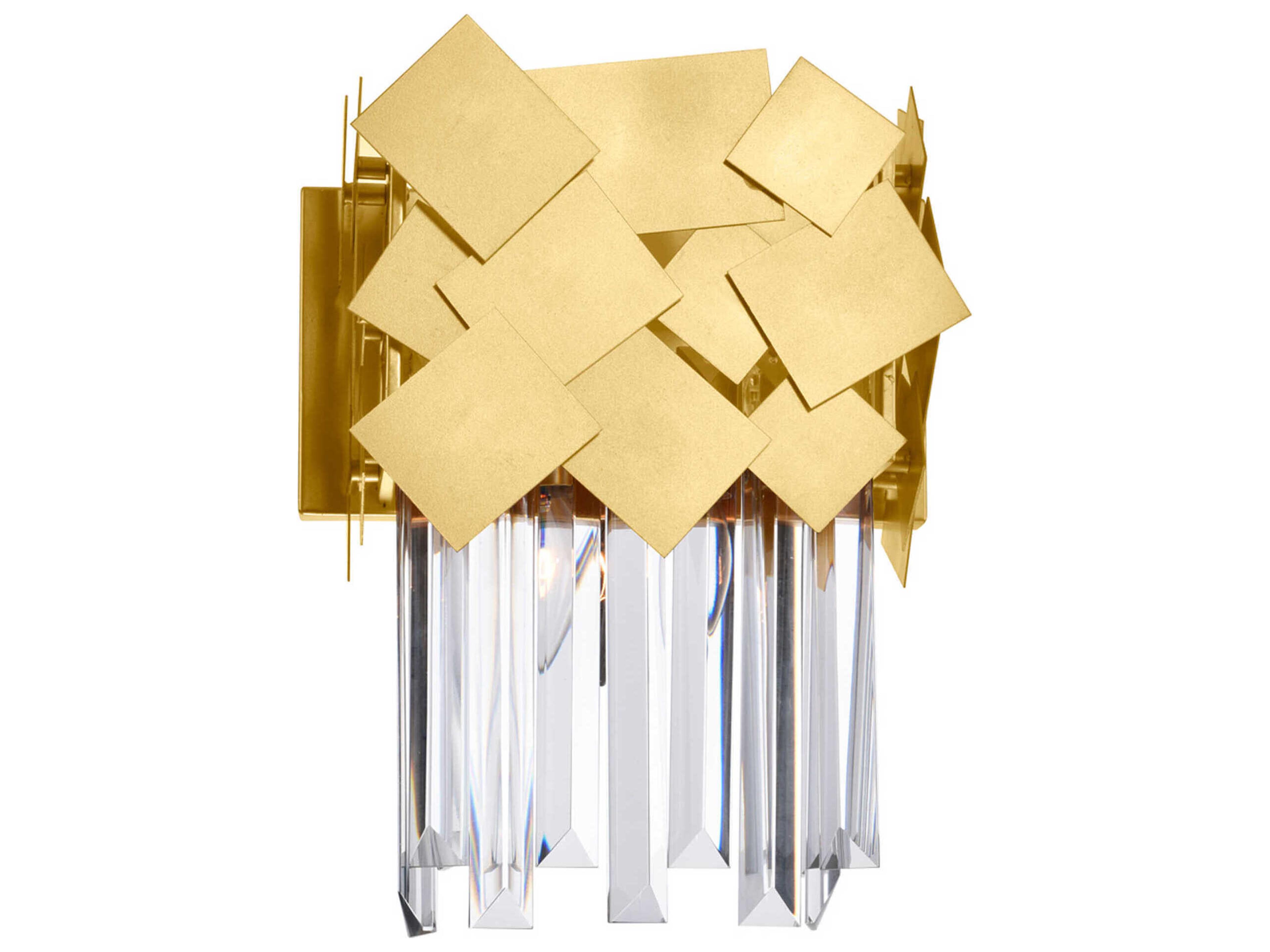 CWI Lighting Panache 1-Light Medallion Gold Wall Sconce