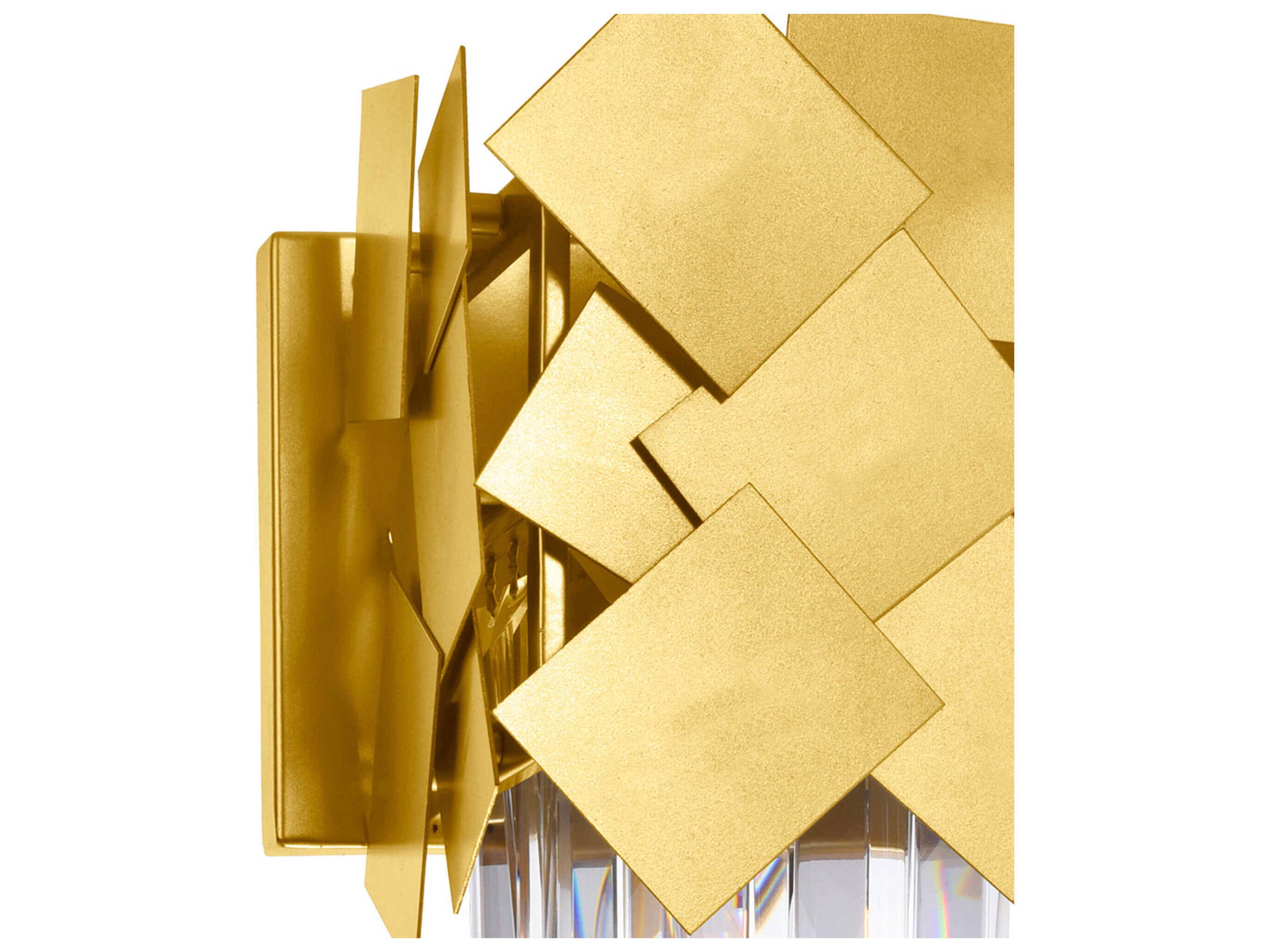 CWI Lighting Panache 1-Light Medallion Gold Wall Sconce