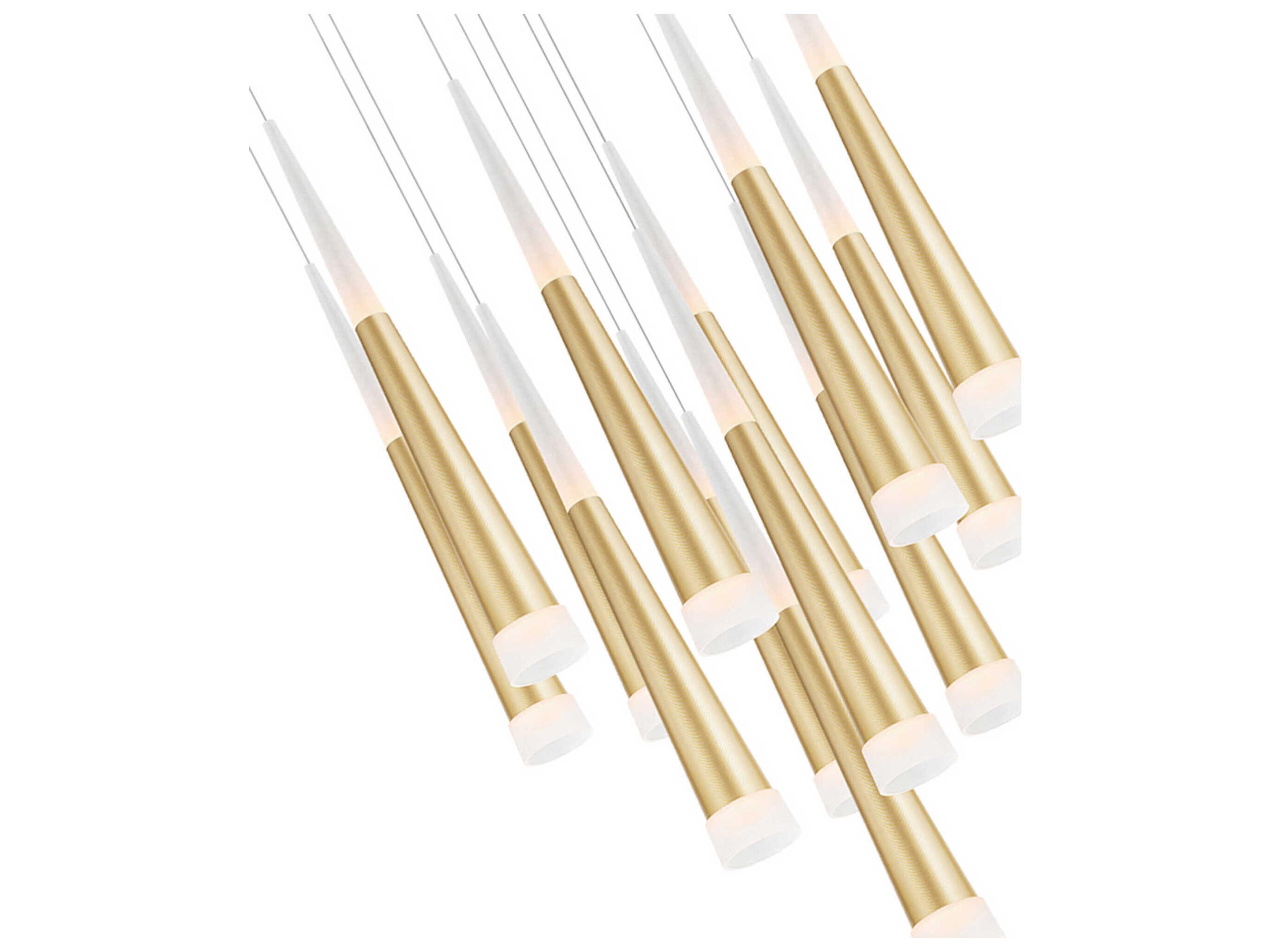 CWI Lighting Andes Satin Gold Pendant