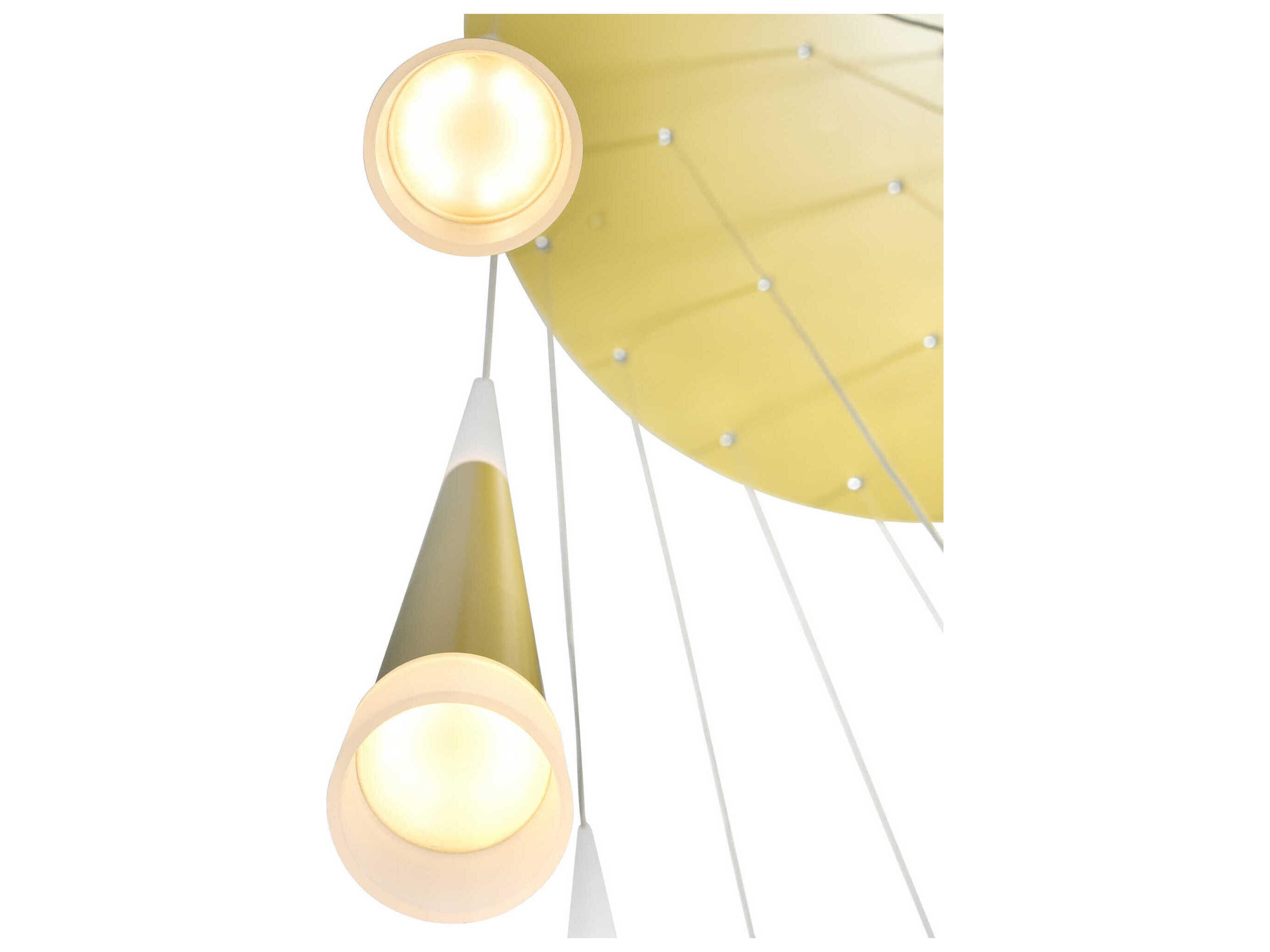 CWI Lighting Andes Satin Gold Pendant