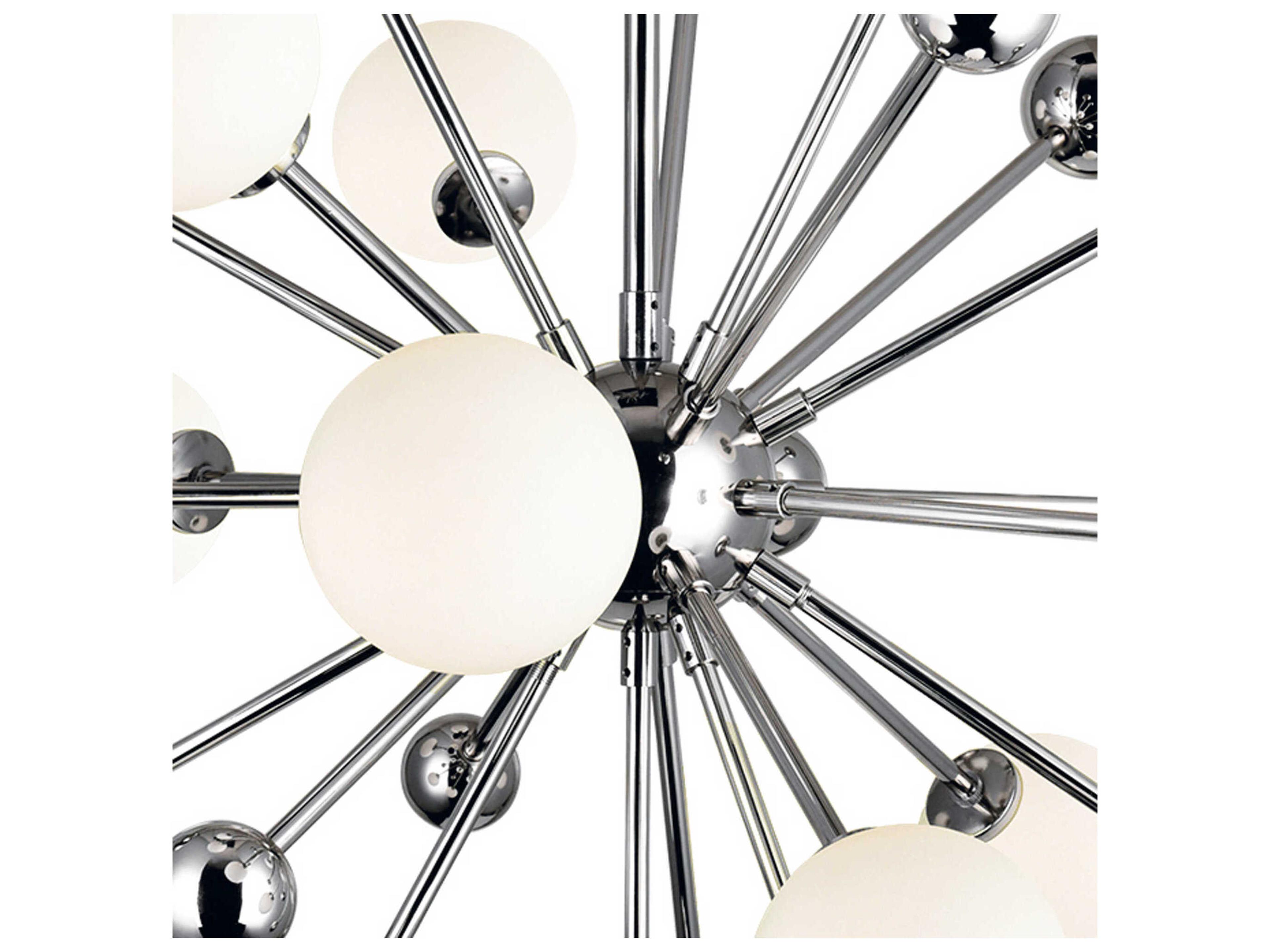CWI Lighting Element 11-Light Polished Nickel Globe Sputnik Pendant