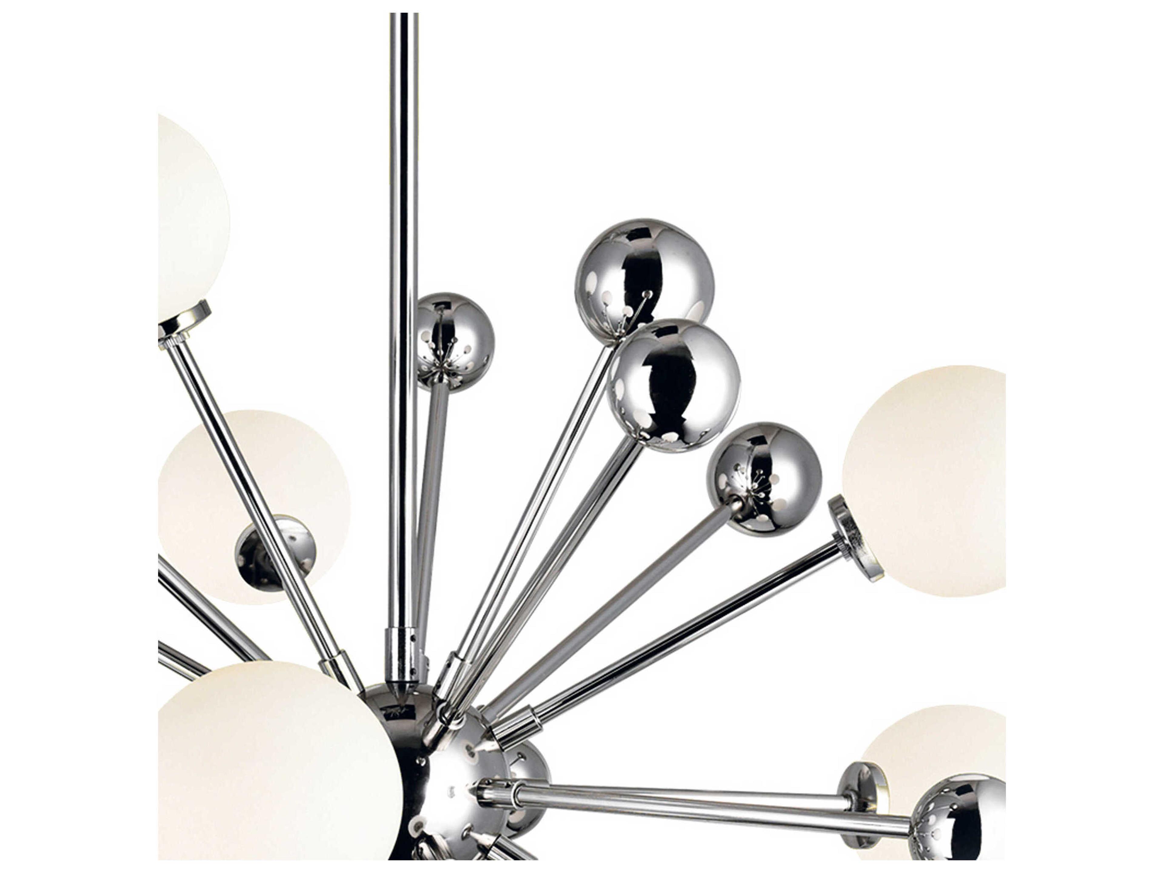 CWI Lighting Element 11-Light Polished Nickel Globe Sputnik Pendant
