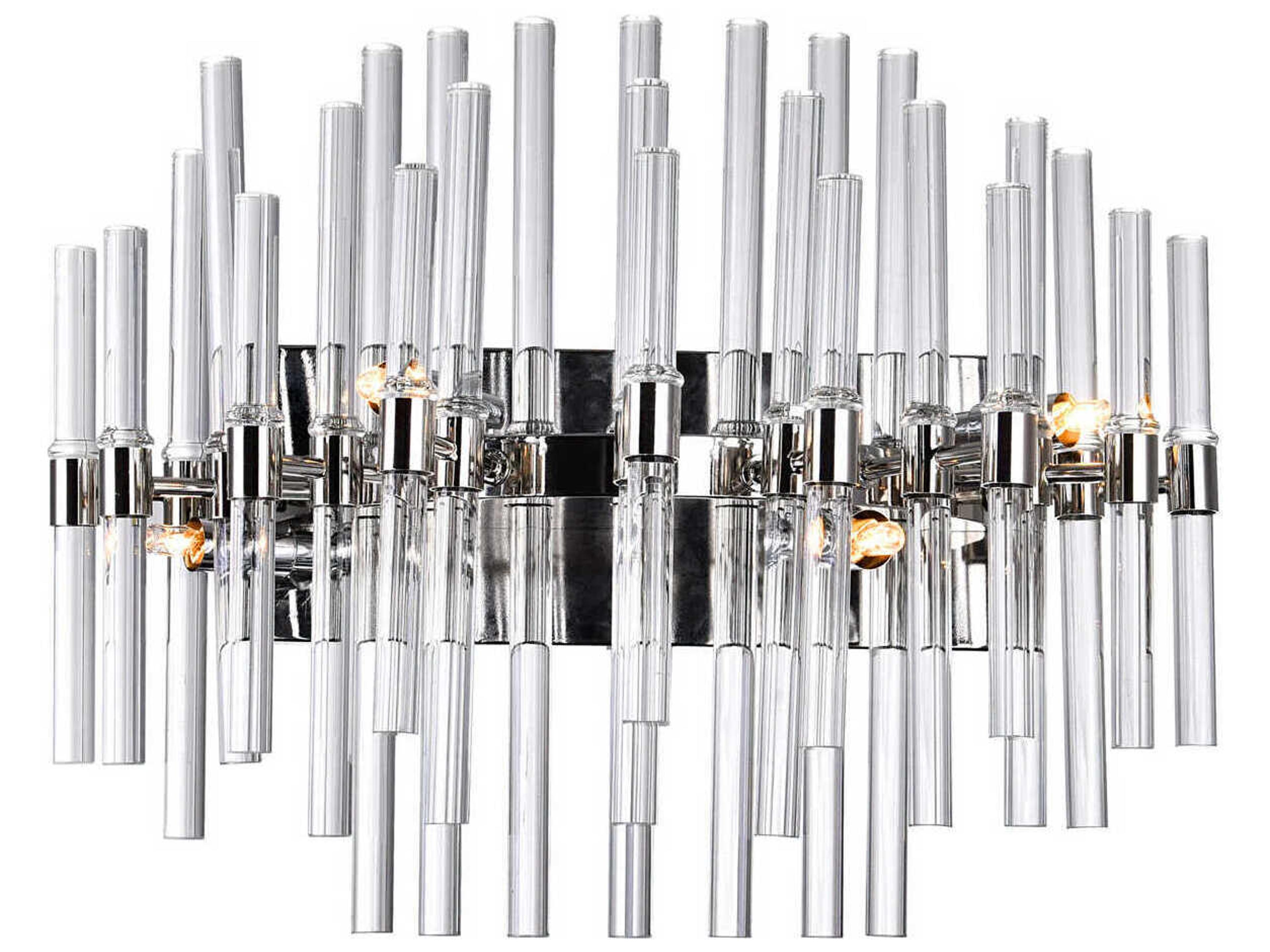 Miroir 4-Light Polished Nickel Vanity Light