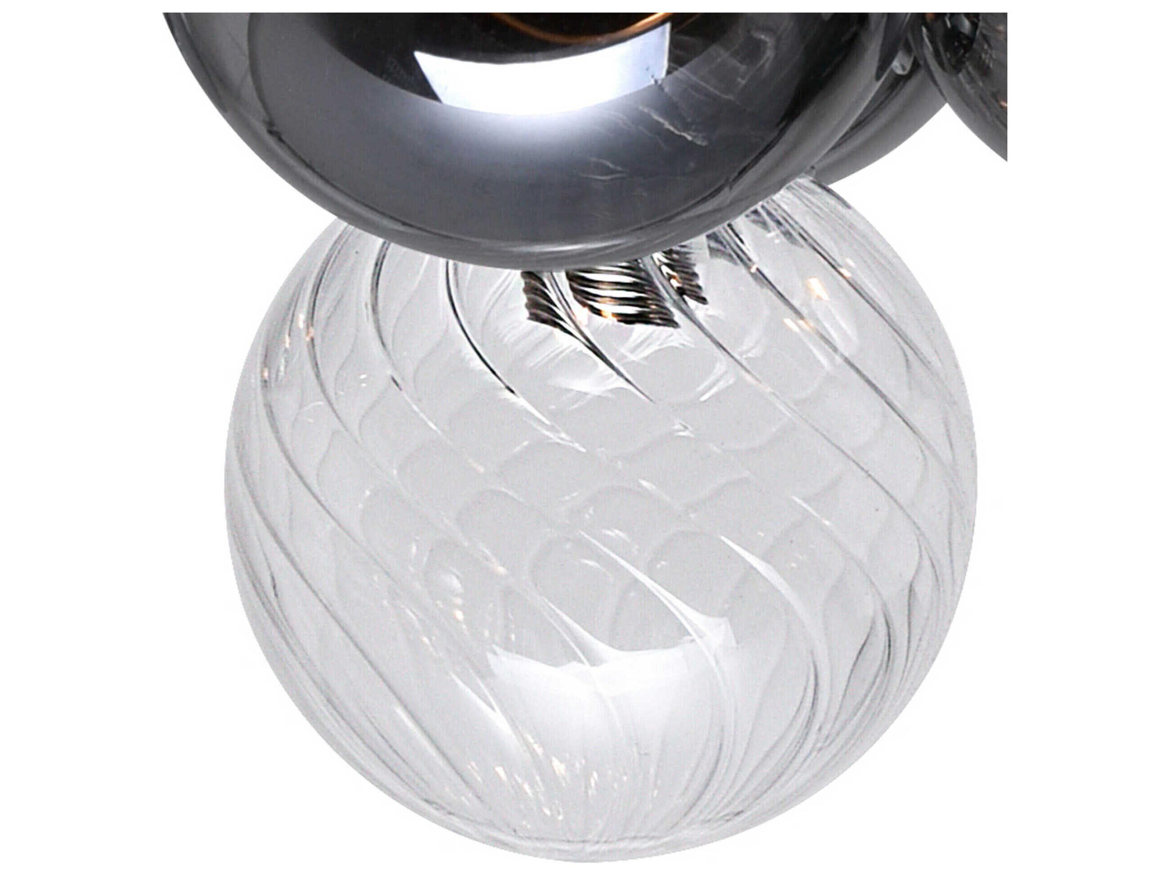 CWI Lighting Pallocino 3-Light Chrome Wall Sconce