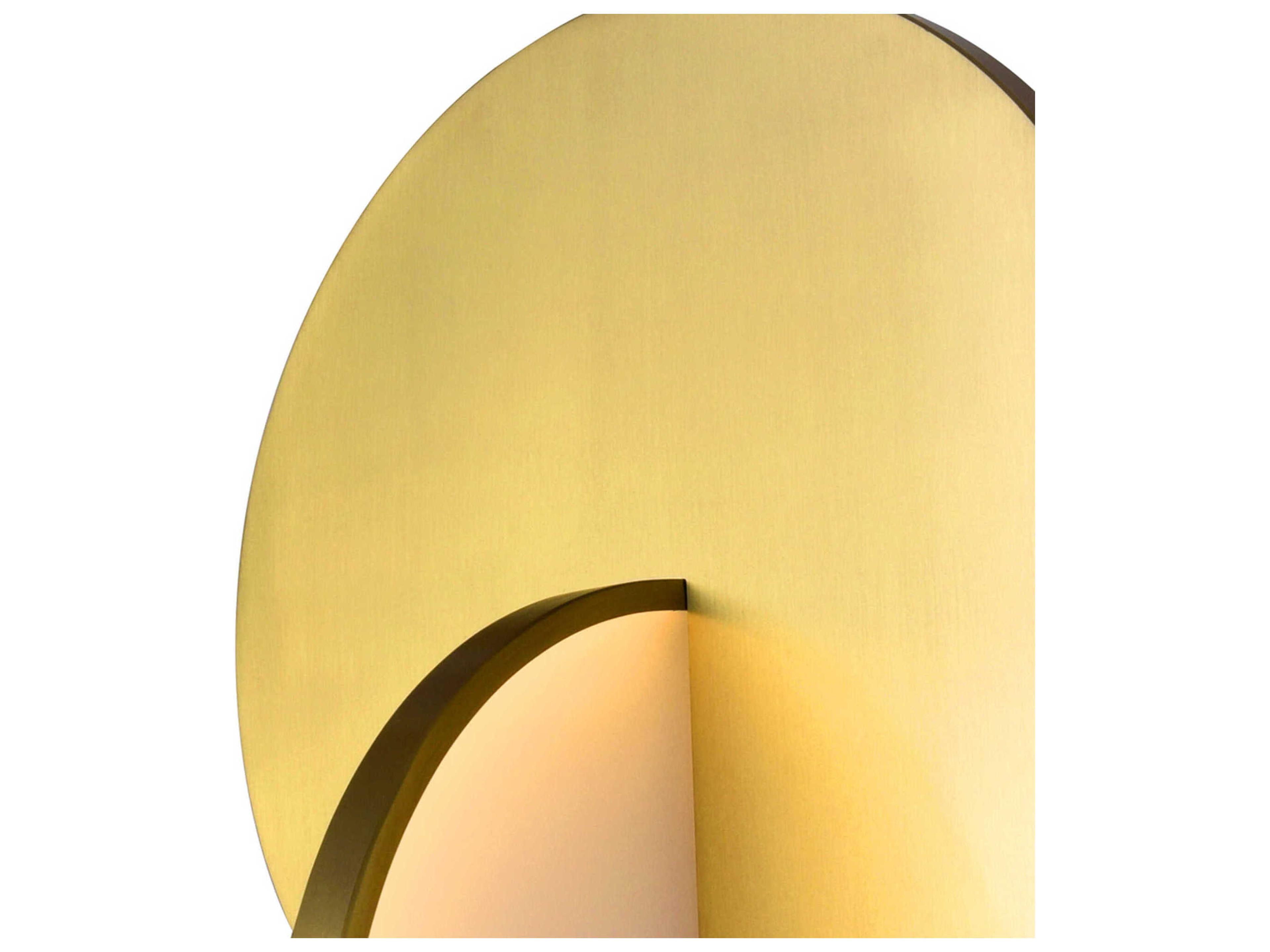 CWI Lighting Tranche Brushed Brass Geometric Pendant
