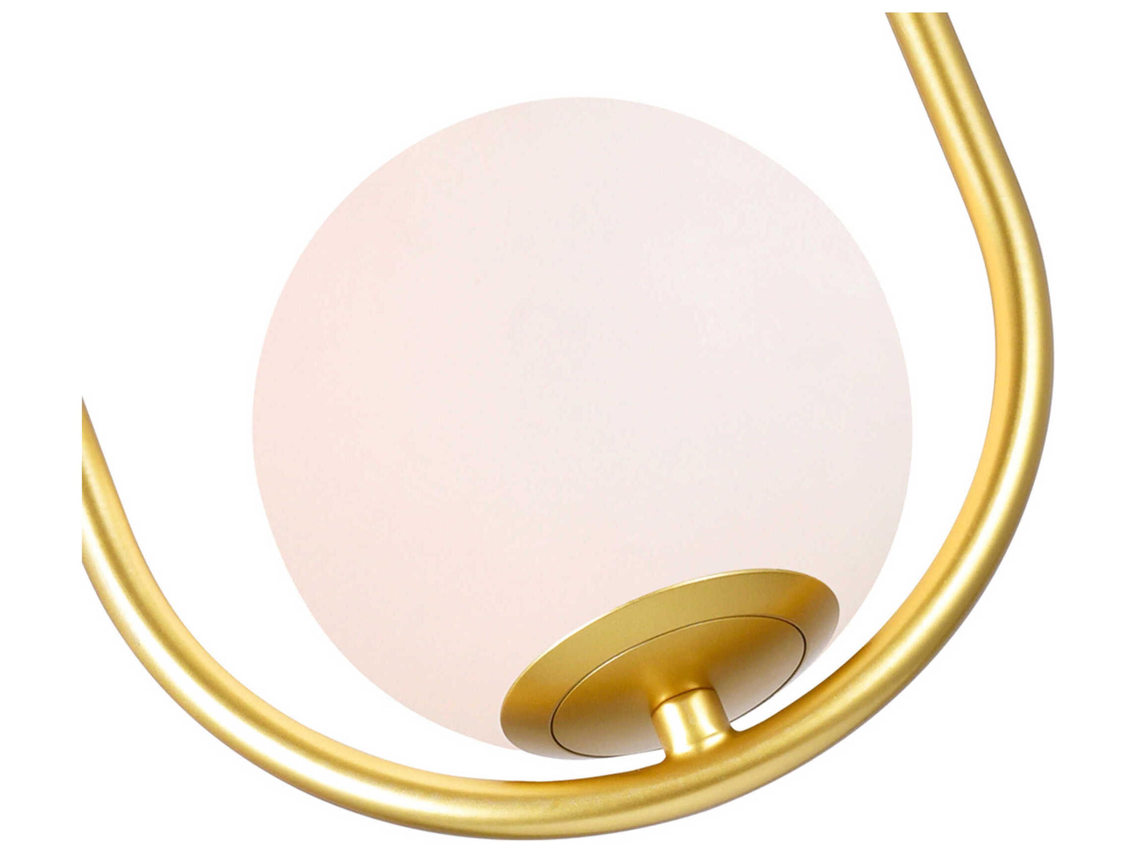 CWI Lighting Celeste 1-Light Medallion Gold Globe Mini Pendant