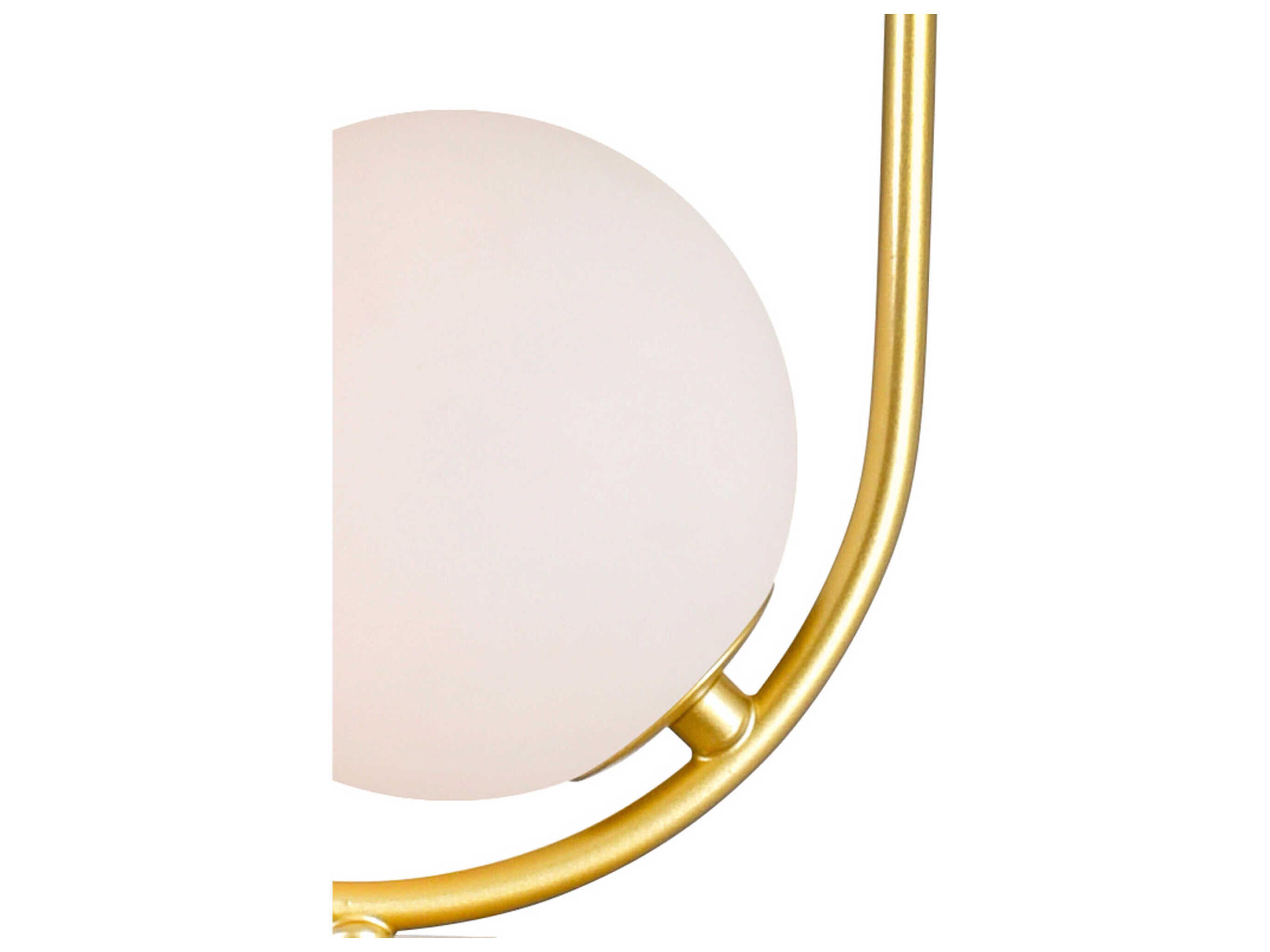 CWI Lighting Celeste Medallion Gold Frosted Glass Table Lamp