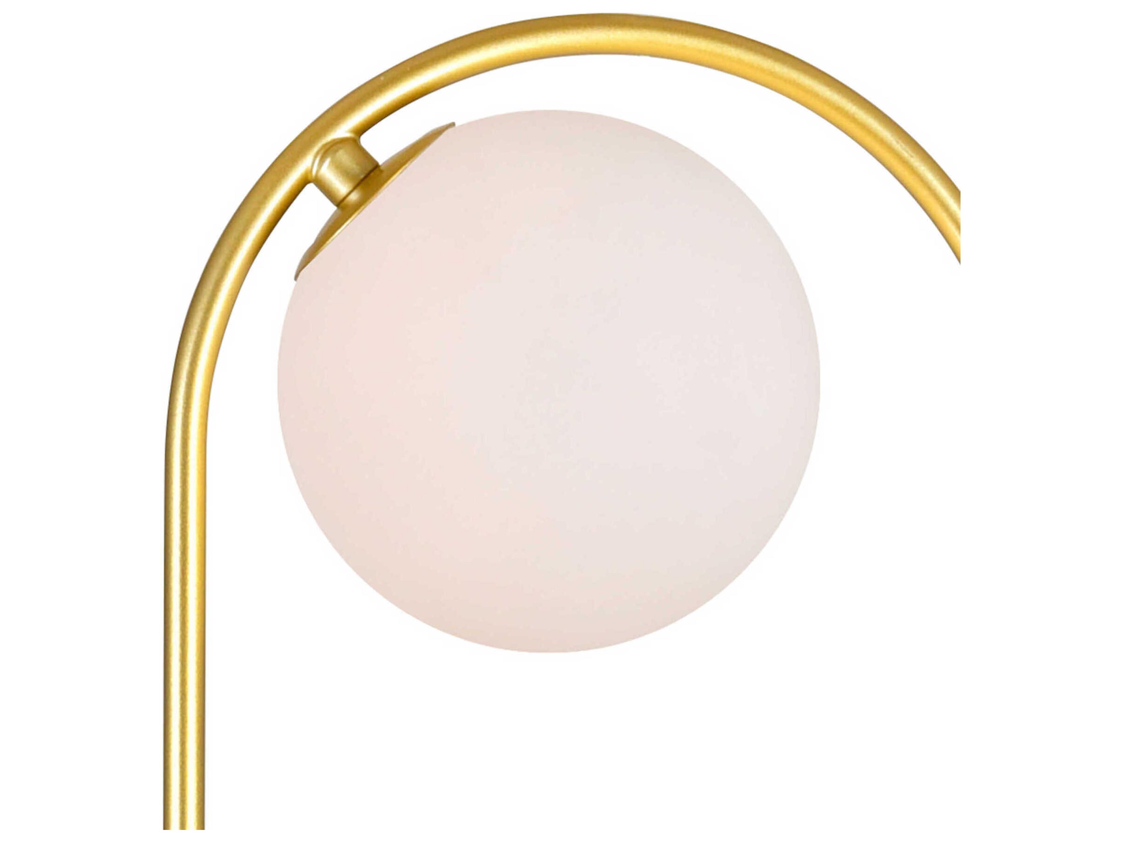 CWI Lighting Celeste Medallion Gold Frosted Glass Table Lamp