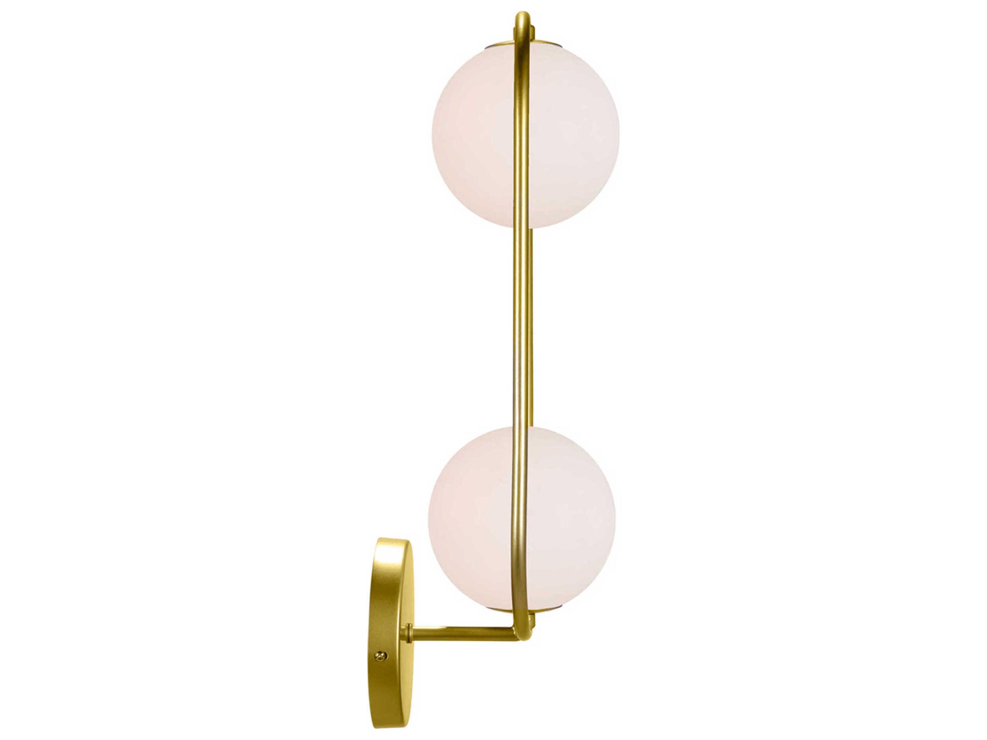 CWI Lighting Celeste 2-Light Medallion Gold Vanity Light