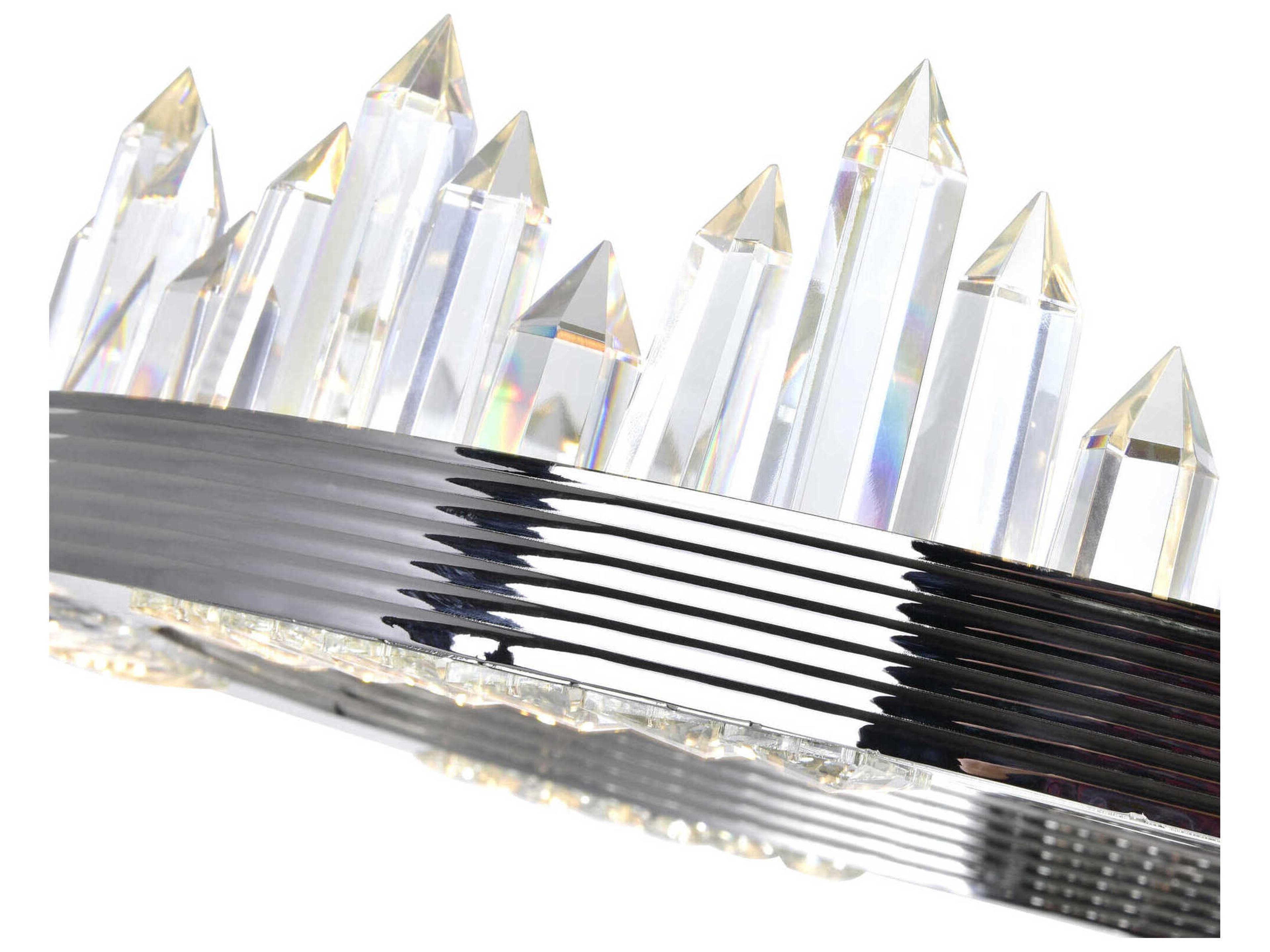 CWI Lighting Agassiz Polished Nickel Round Pendant