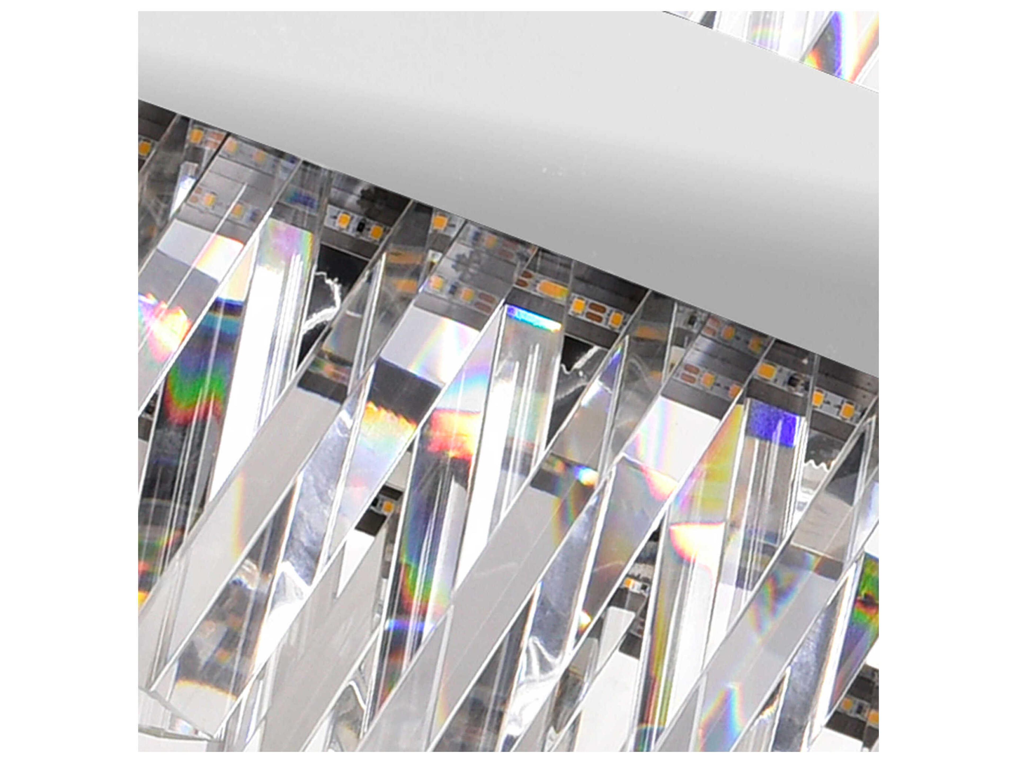 CWI Lighting Glace Chrome Linear Island Pendant