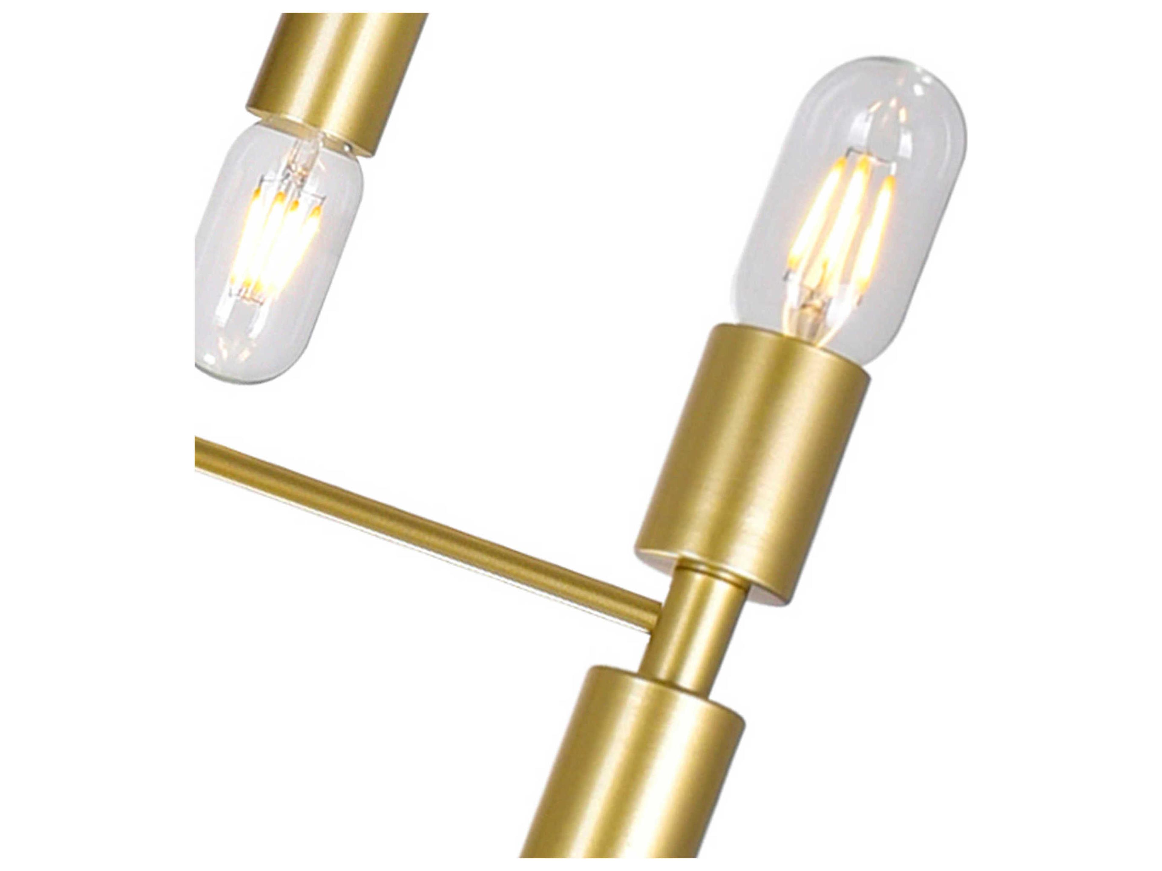 CWI Lighting Hand Crank 12-Light Medallion Gold Chandelier