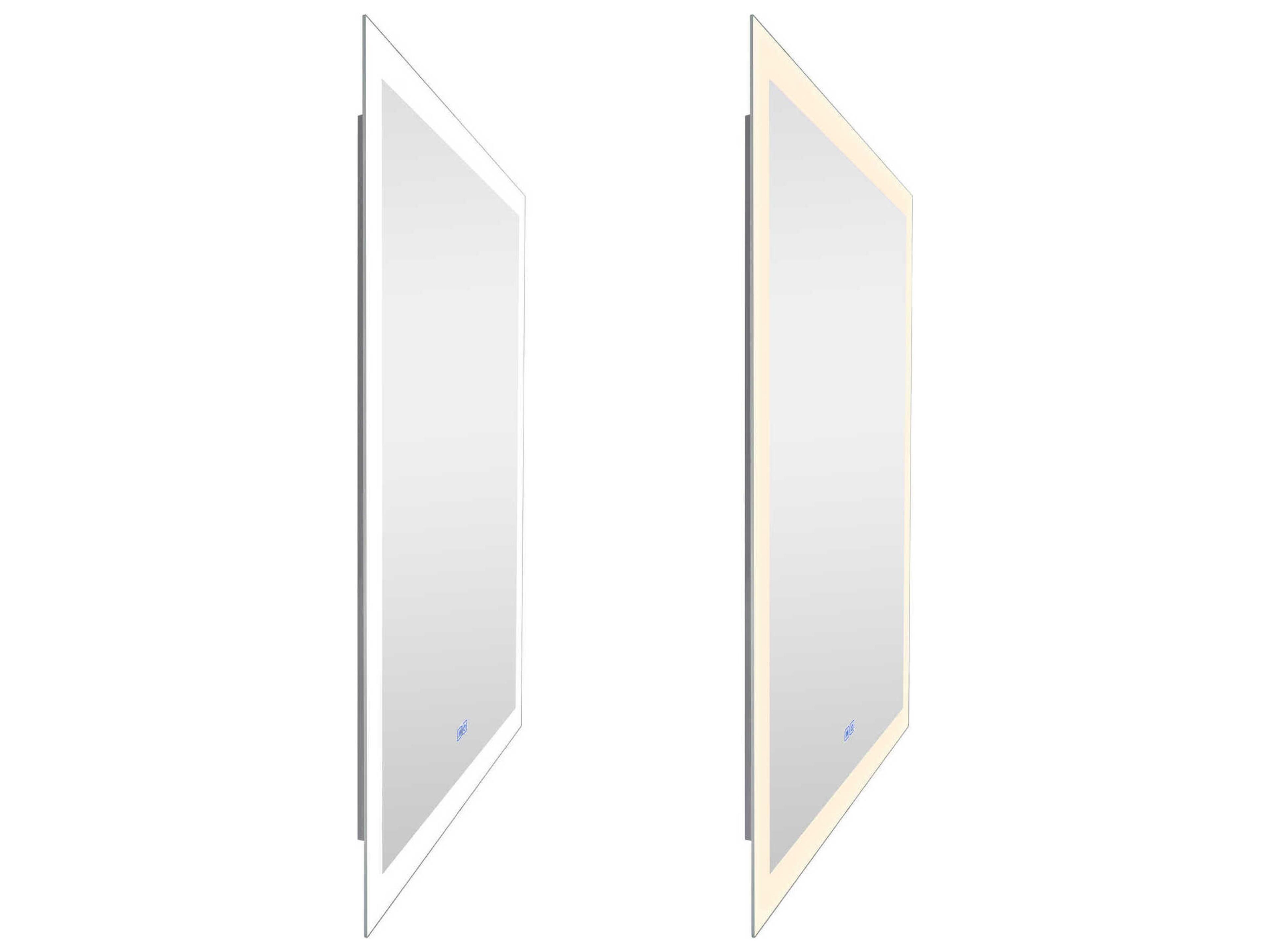 CWI Lighting Abigail White Rectangular Wall Mirror