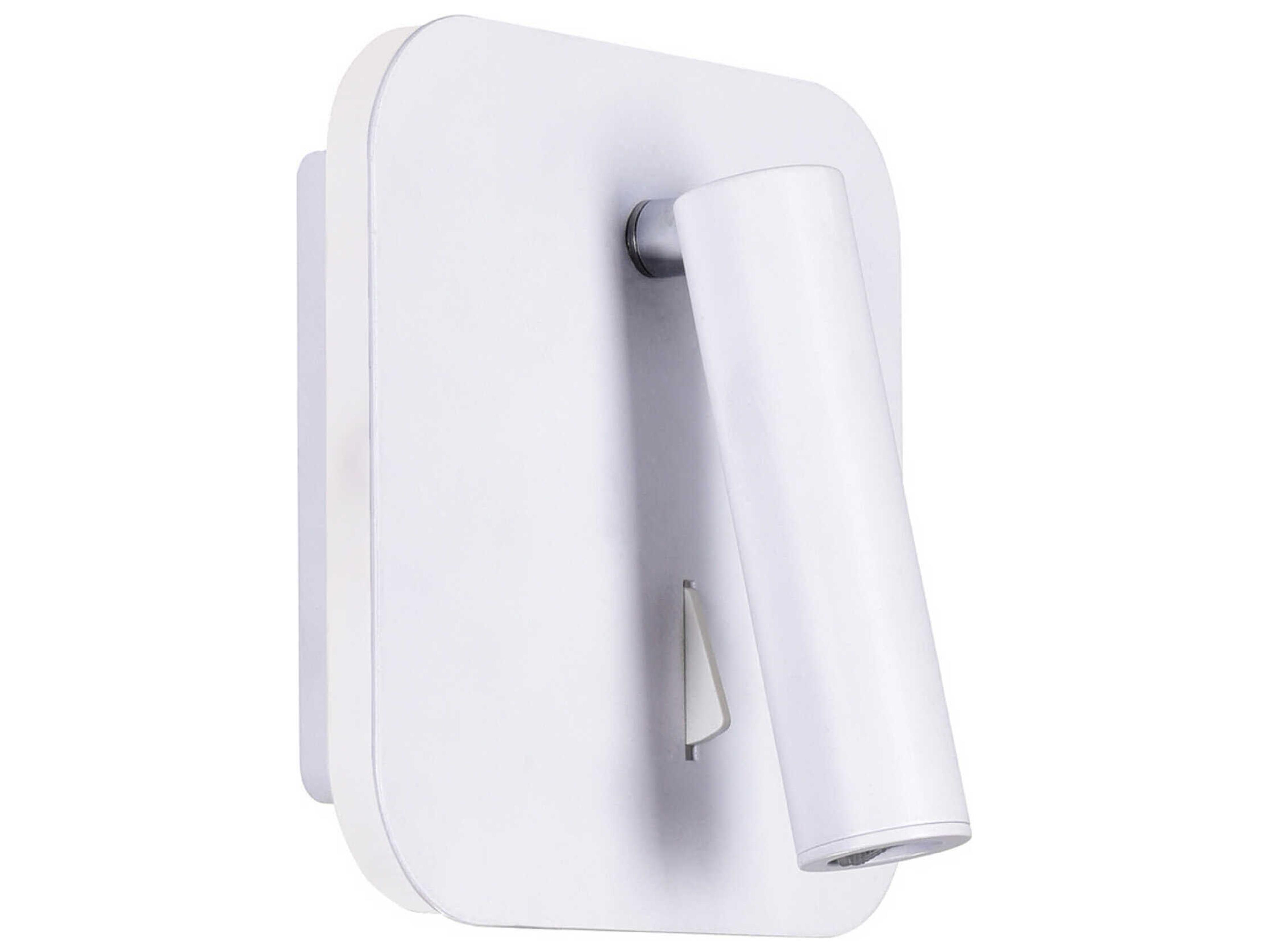 CWI Lighting Private I Matte White Wall Sconce